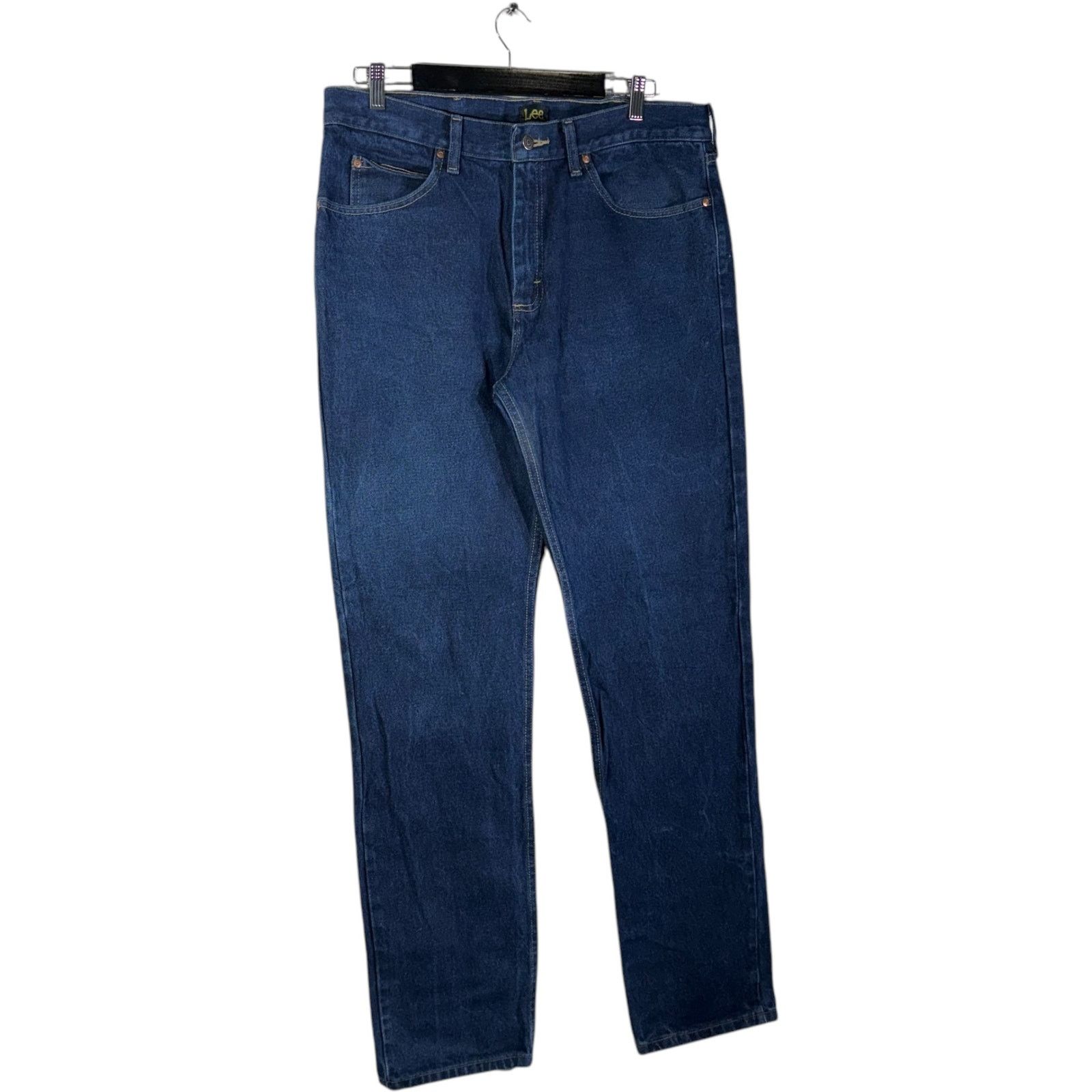 Lee Lee Regular Fit Denim Straight Leg Jeans 38x35 Size US 38 / EU 54 - 4 Thumbnail