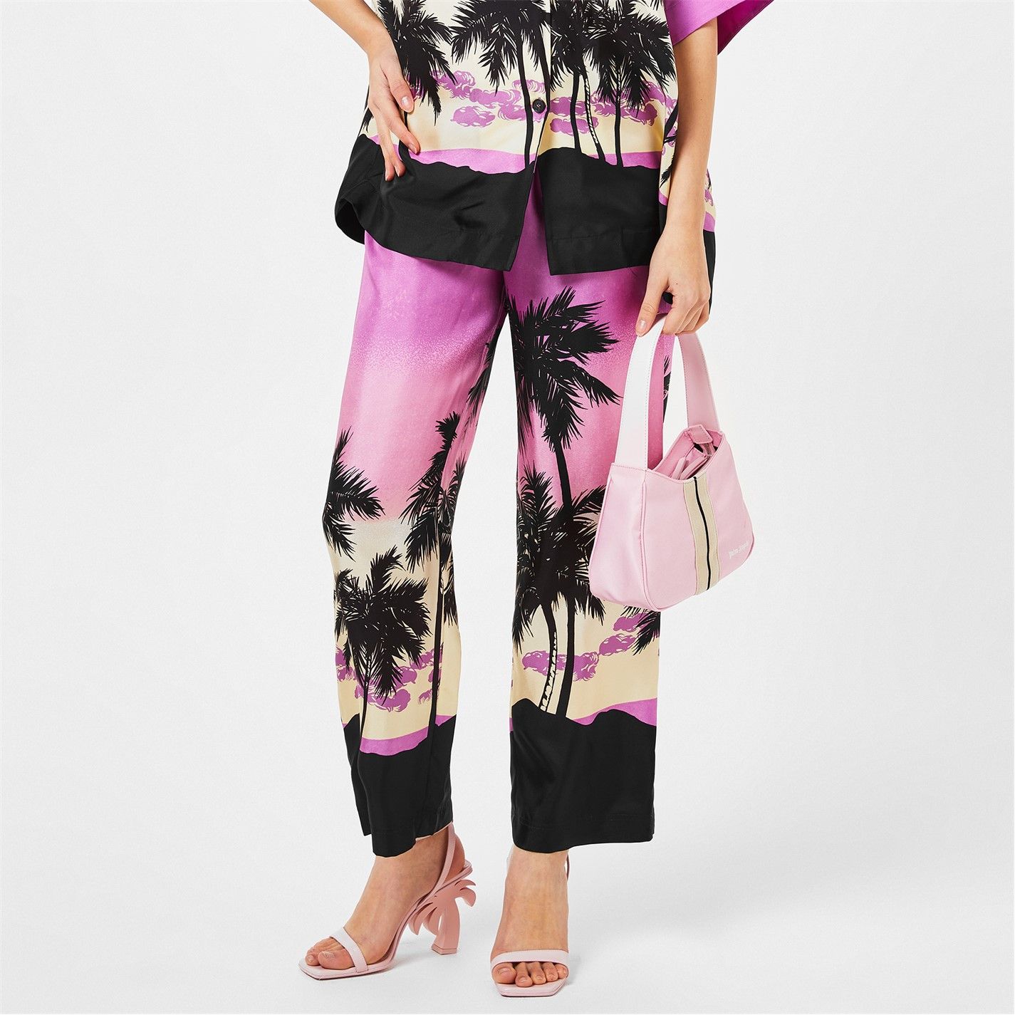 Palm Angels o1g2r1mq0325 Sunset Pyjama Trouser in Multicolor Size 25" / US 0 / IT 36 - 4 Thumbnail