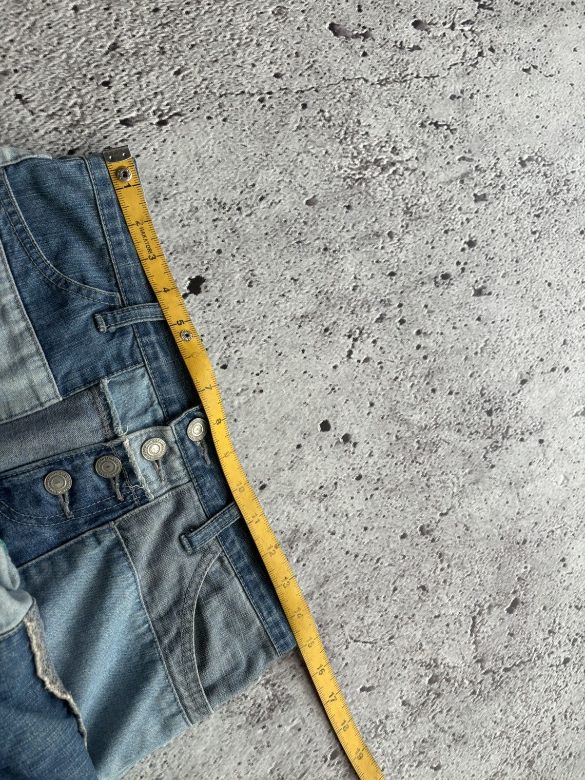 Hysteric Glamour Marginal Glamour patchwork denim jeans Size US 29 - 10 Thumbnail