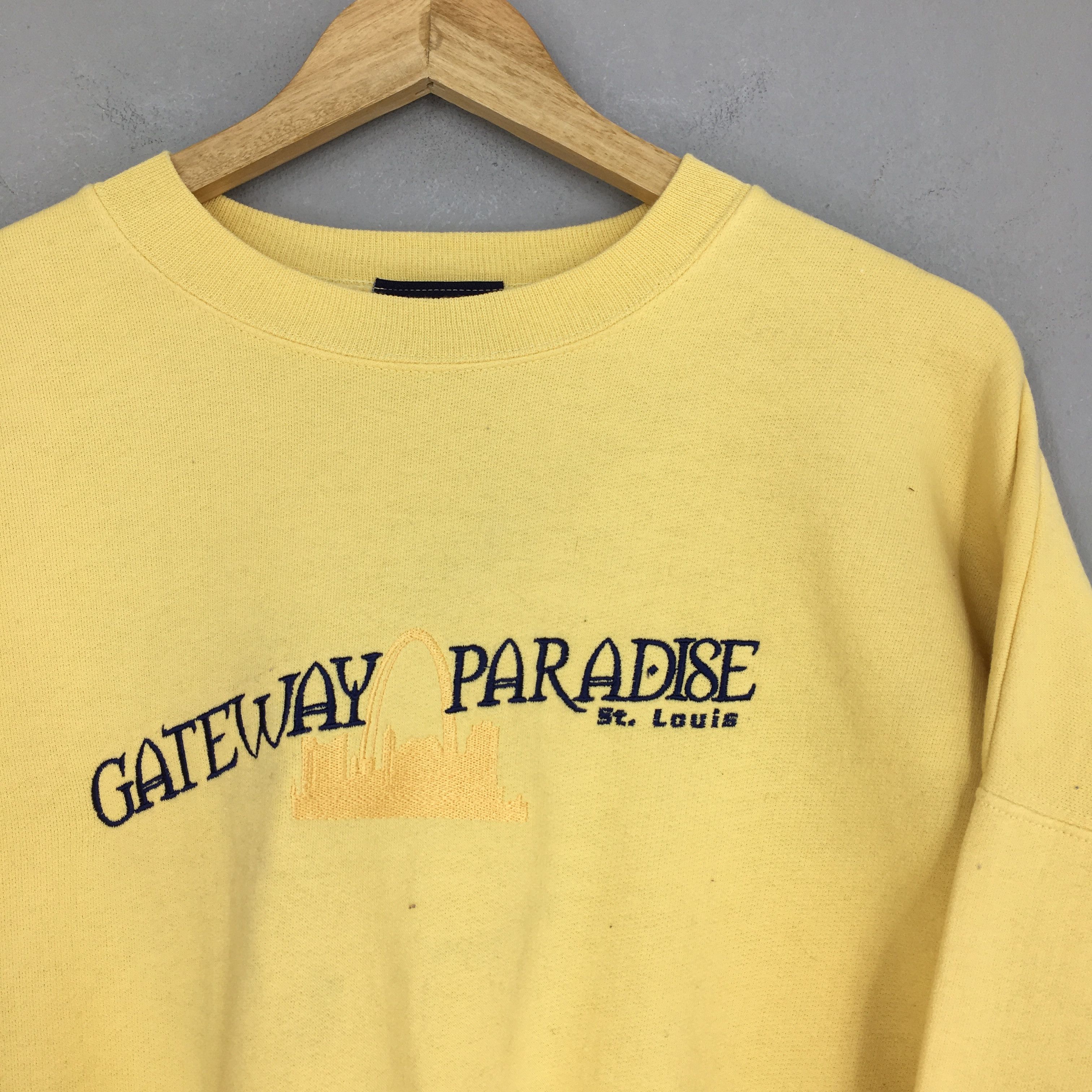 Paradise × Vintage Vintage Gateway Paradise St. Louis Sweatshirt XXLarge Size US XXL / EU 58 / 5 - 2 Thumbnail