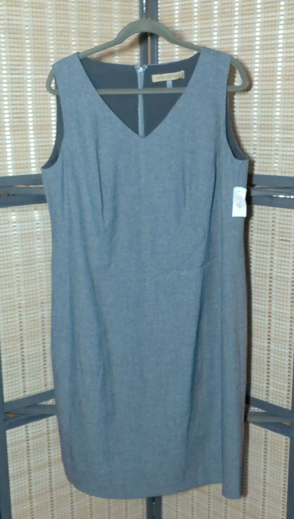 Other Nipon Boutique Sleeveless Charcoal Shift Dress Size M / US 6-8 / IT 42-44 - 1 Thumbnail