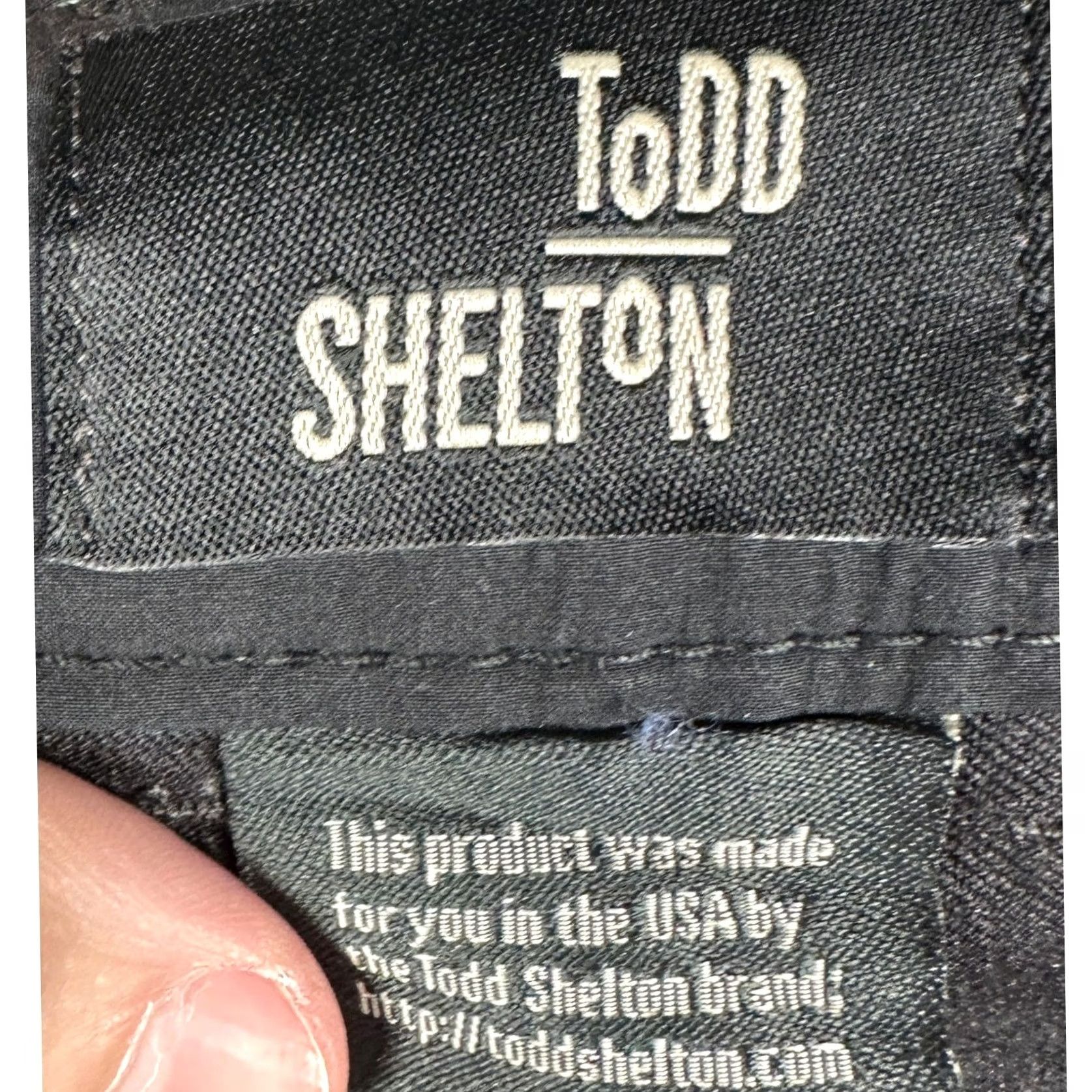 Vintage Todd Shelton Basic Pant Dress Pants Flat Front 36 Black Mens Regular Waist Inseam 31 USA EUC Size US 36 / EU 52 - 3 Thumbnail