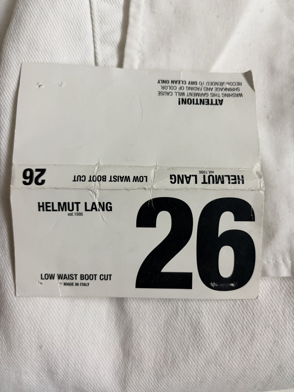 Helmut Lang Helmut Lang White Inside Out Denim Size US 28 / EU 44 - 16 Thumbnail