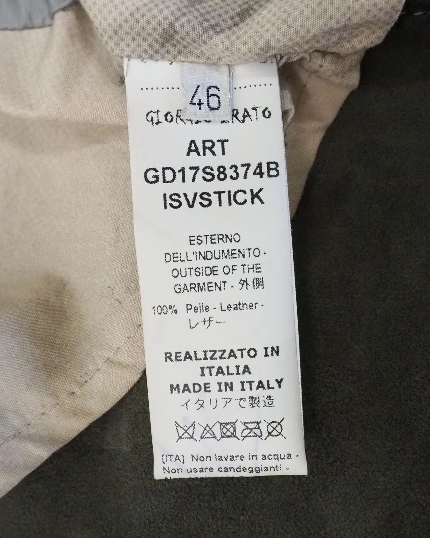 Giorgio Brato Giorgio Brato Vegetable Tanned LeatherJacketwithPatches$1225 Size US S / EU 44-46 / 1 - 3 Thumbnail