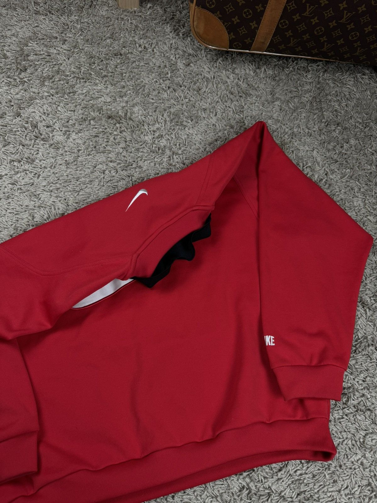 Nike × Vintage Vintage sweatshirt Nike Swoosh 90s original casual item Size US L / EU 52-54 / 3 - 4 Thumbnail