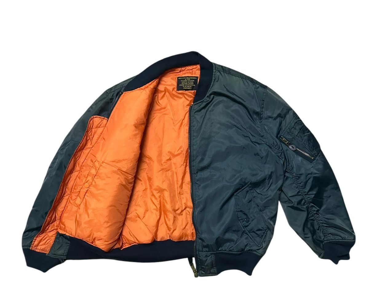 Vintage Vintage 90s I.T plain military bomber jacket Size US L / EU 52-54 / 3 - 2 Thumbnail