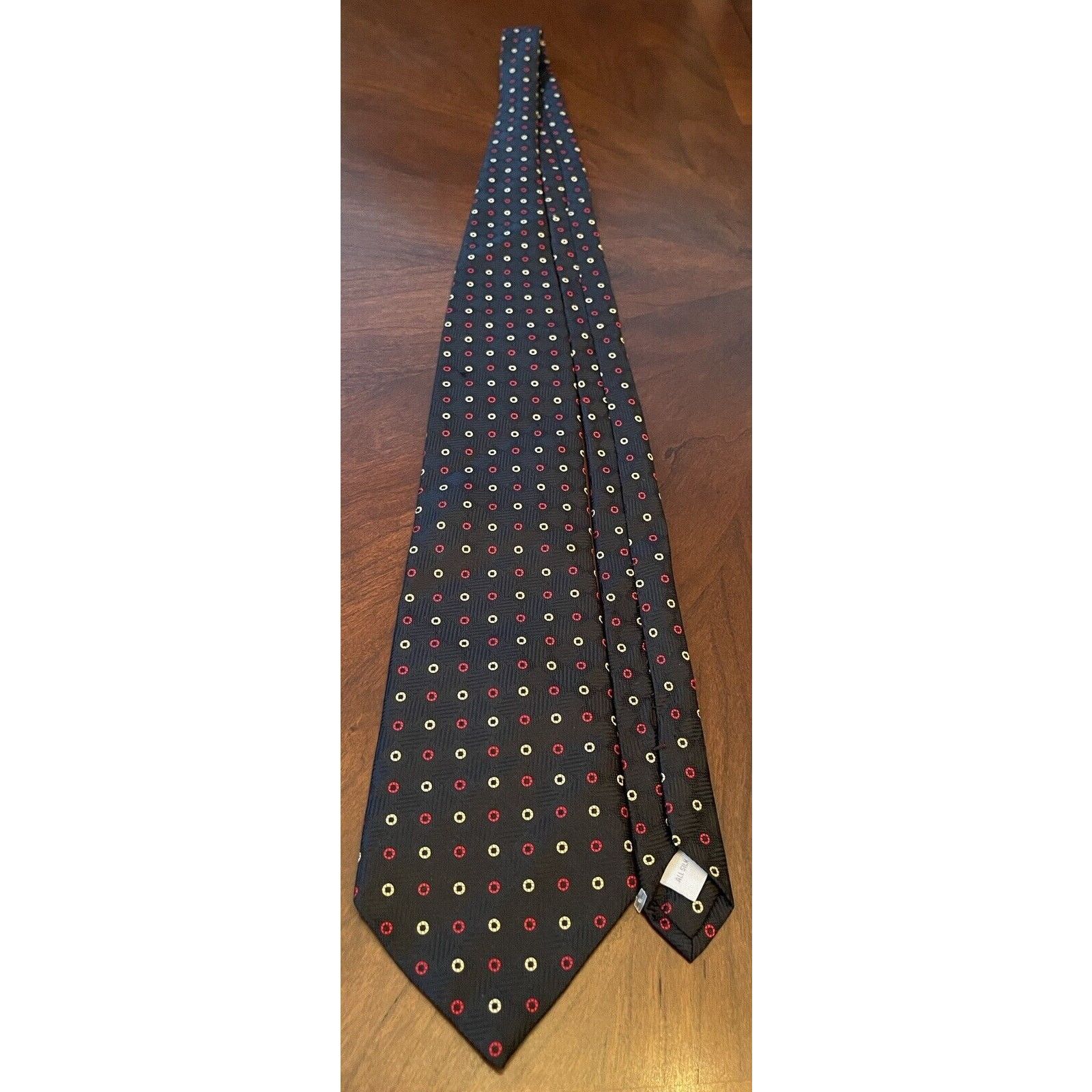 Burma Bibas Burma Bibas Black Red Gold 100% Silk Made In Usa Size ONE SIZE - 3 Thumbnail