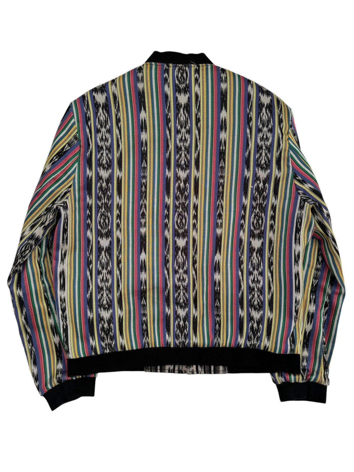 Saint Laurent Paris 2017 Reversible Ikat Pattern Teddy Bomber Size US M / EU 48-50 / 2 - 3 Thumbnail