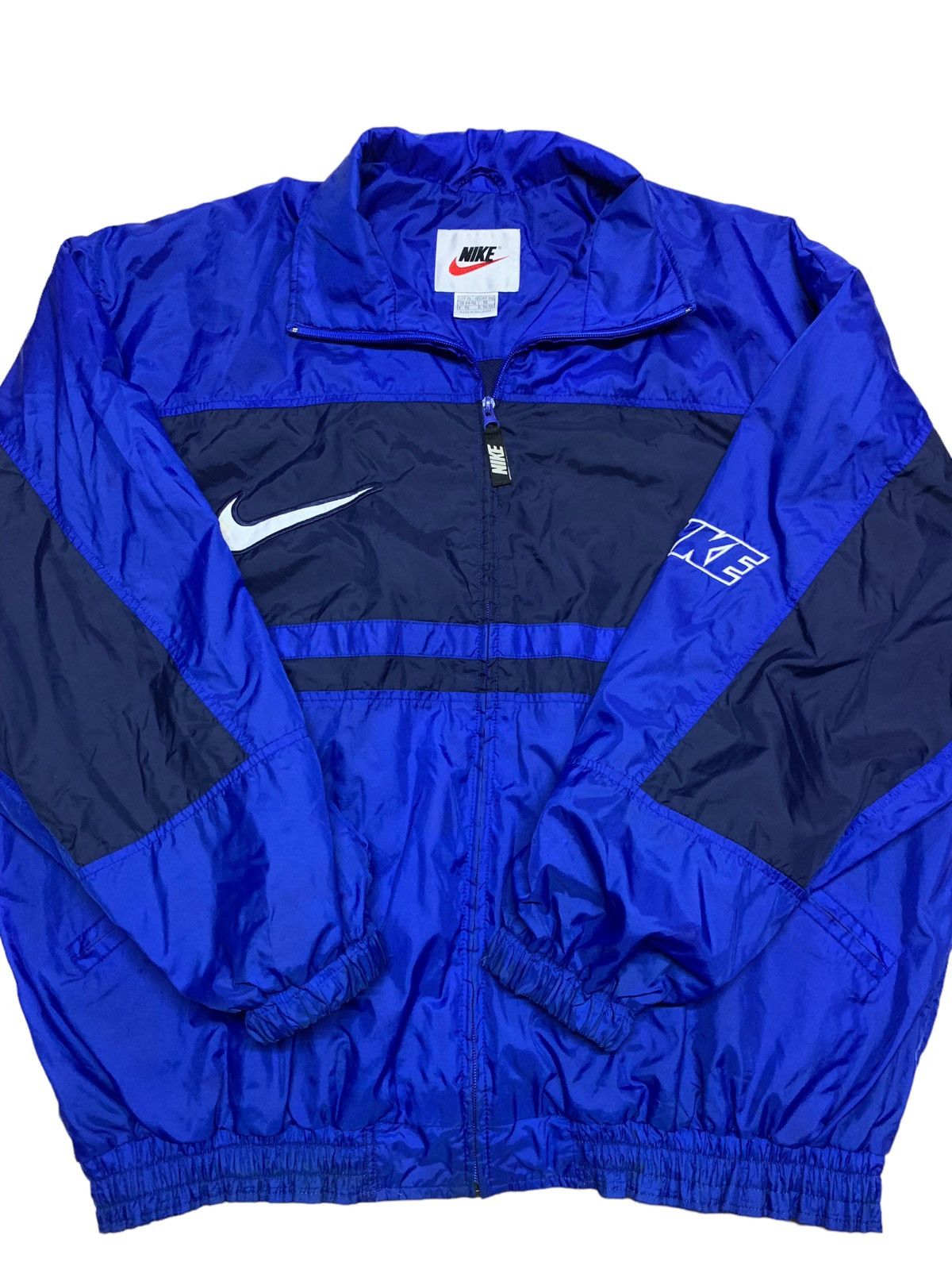 Nike × Vintage Vintage Nike windbreaker big logo Size US XL / EU 56 / 4 - 4 Thumbnail