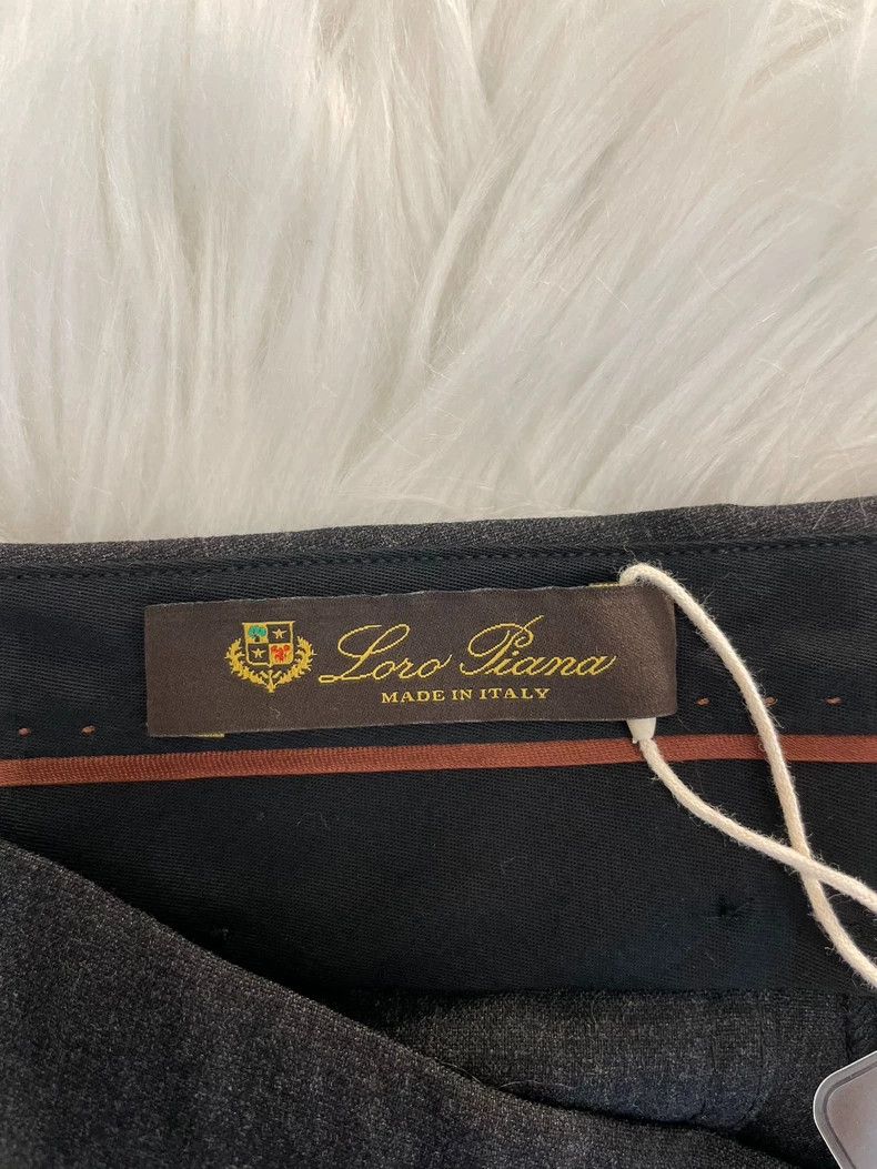 Loro Piana LORO PIANA Grayish wool trousers Size 26" / US 2 / IT 38 - 5 Thumbnail