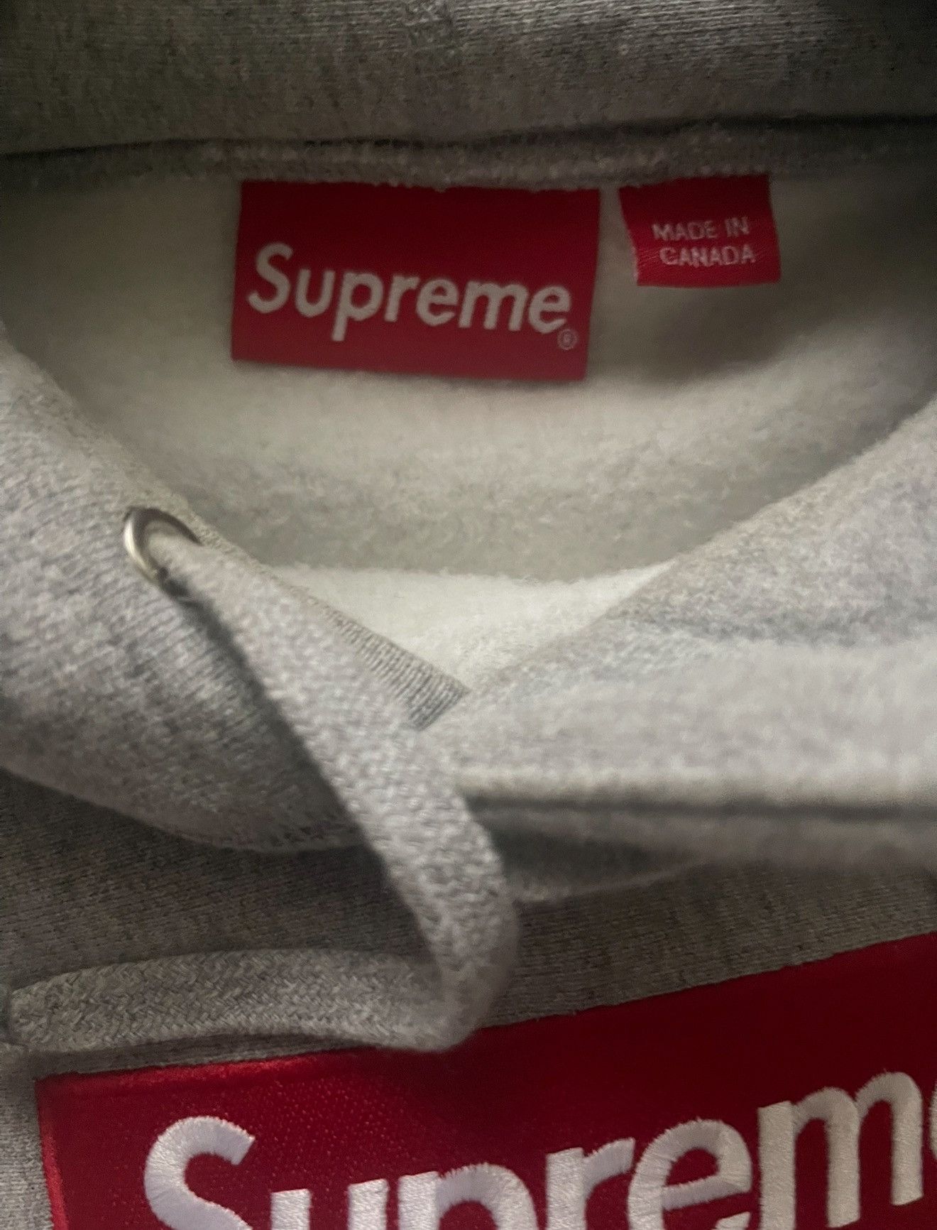 Supreme Supreme Box Logo Hoodie FW16 Grey Size US M / EU 48-50 / 2 - 3 Thumbnail