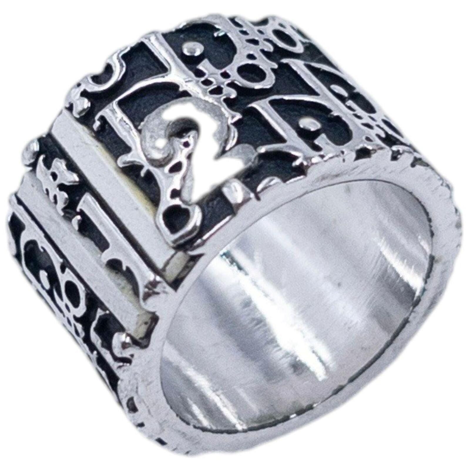 Dior Vintage 2000s Dior By John Galliano Monogram Number Ring Size ONE SIZE - 1 Thumbnail