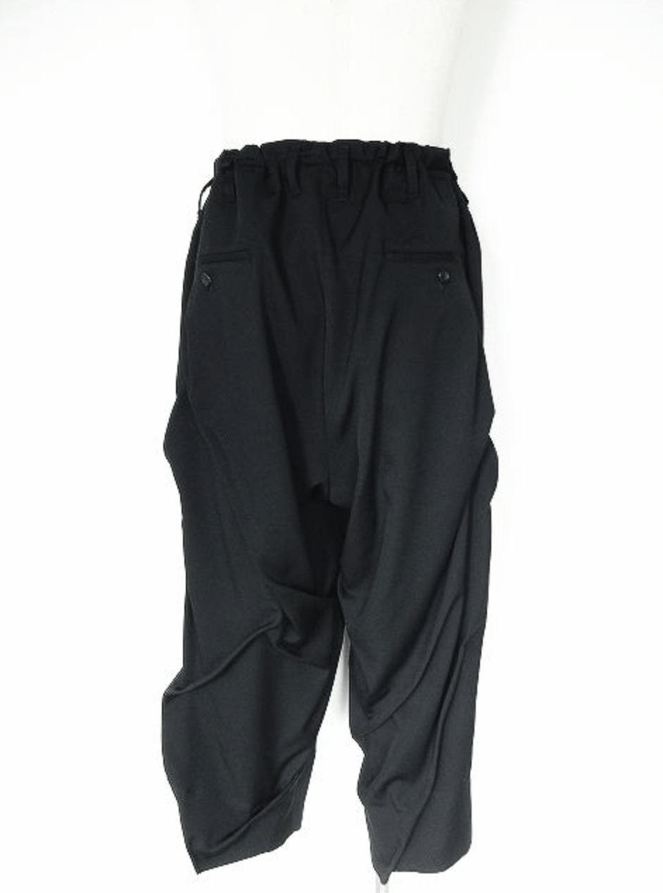Yohji Yamamoto Pour Homme - Ta/TUXEDO RANDOM TUCK PANTS