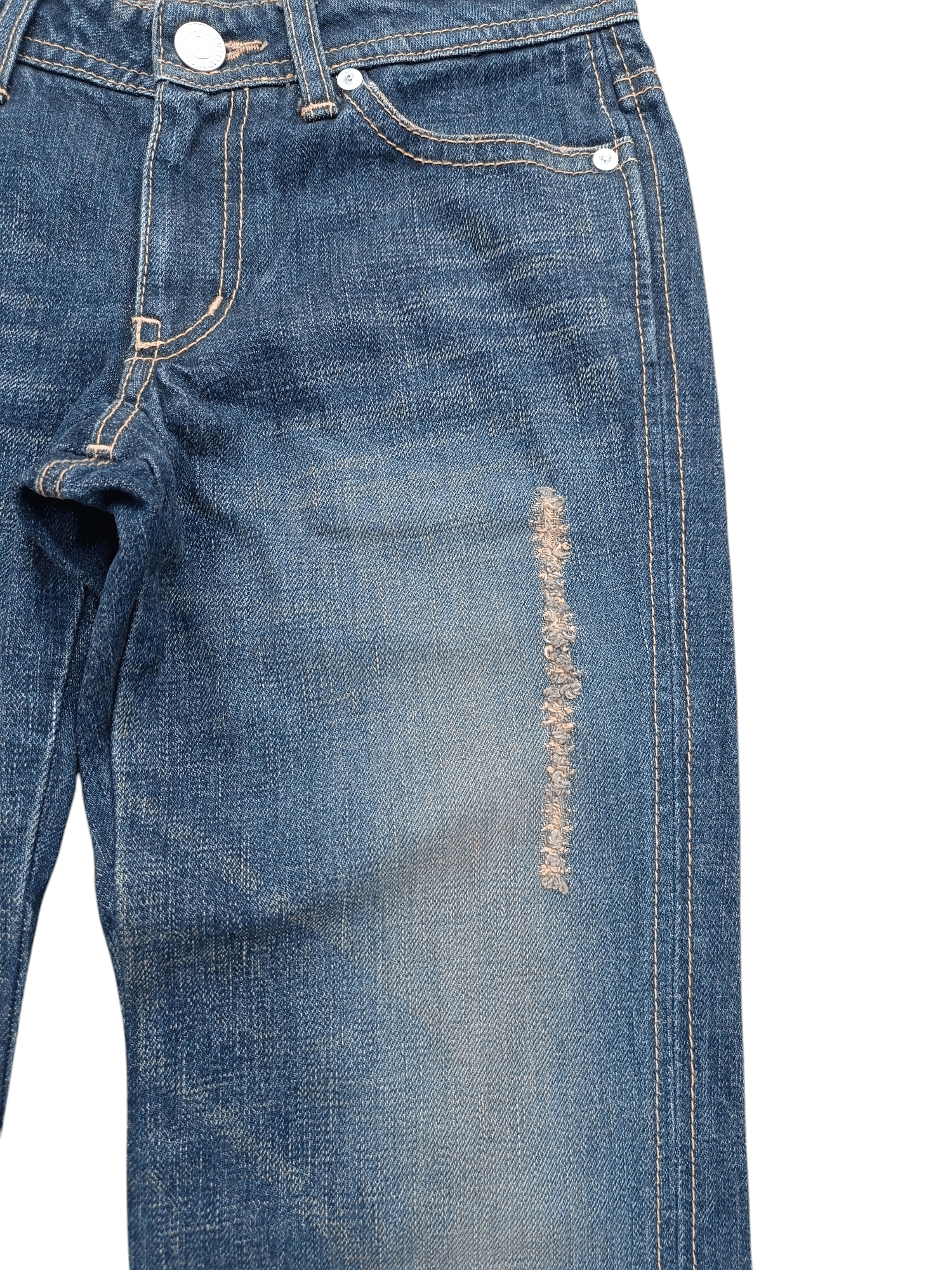 Japanese Brand FYE FLARED 🔥 BETTY SMITH DISTRESSED BOOT CUT DENIM Size US 28 / EU 44 - 5 Thumbnail