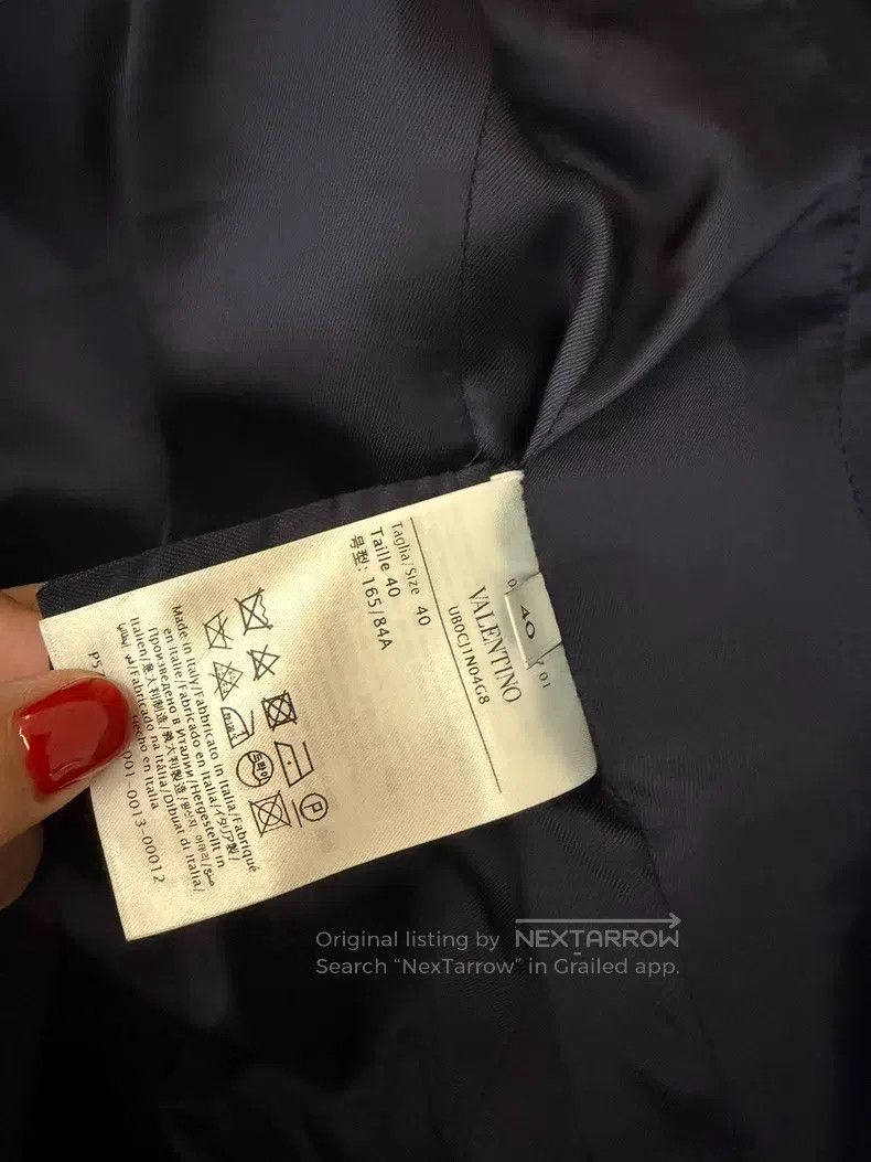 Valentino Valentino Black double-breasted coat Size L / US 10 / IT 46 - 7 Thumbnail