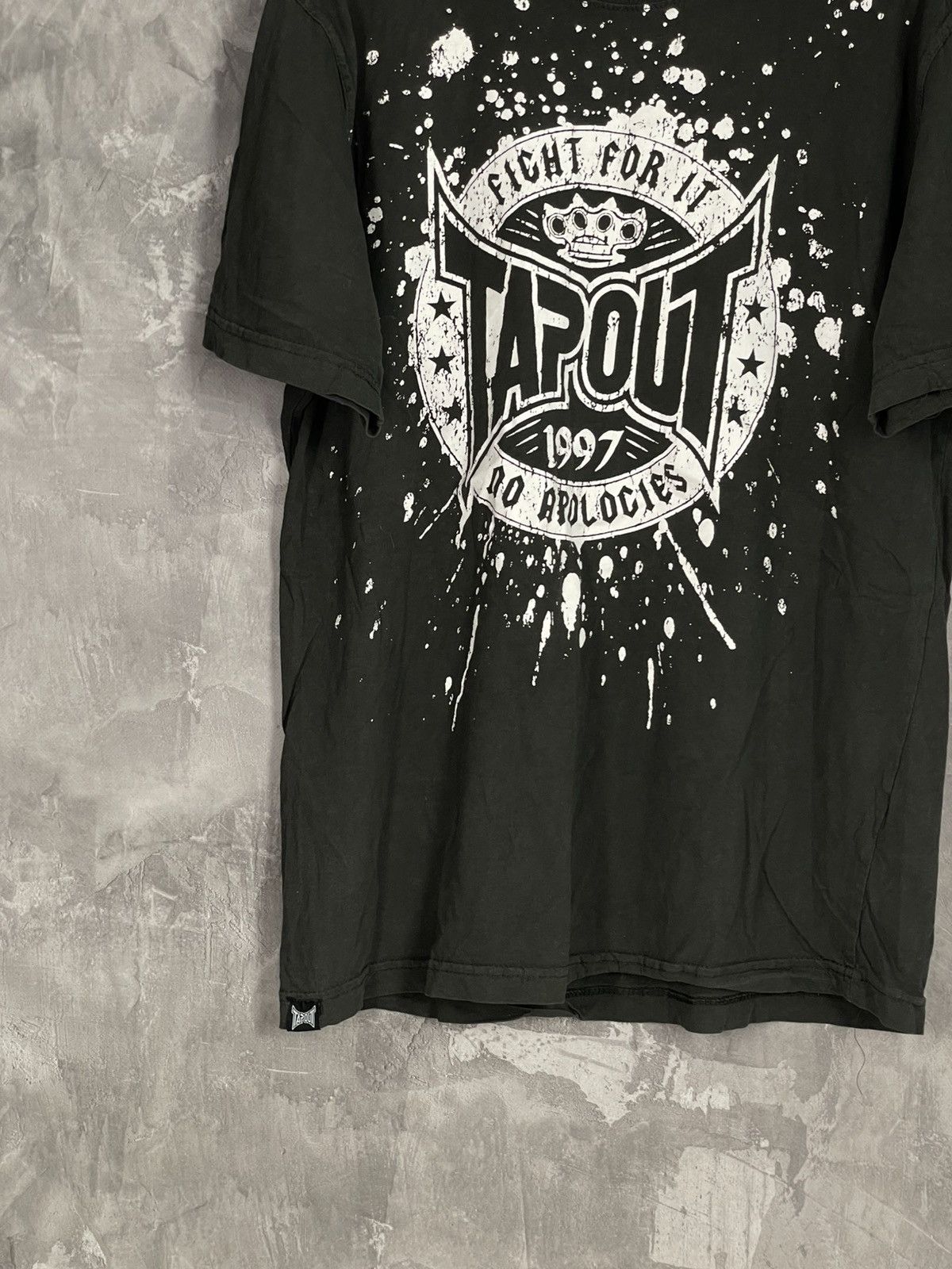 Affliction × Tapout Vintage Tapout Crosses Y2k Tee T Shirt Size US L / EU 52-54 / 3 - 5 Thumbnail
