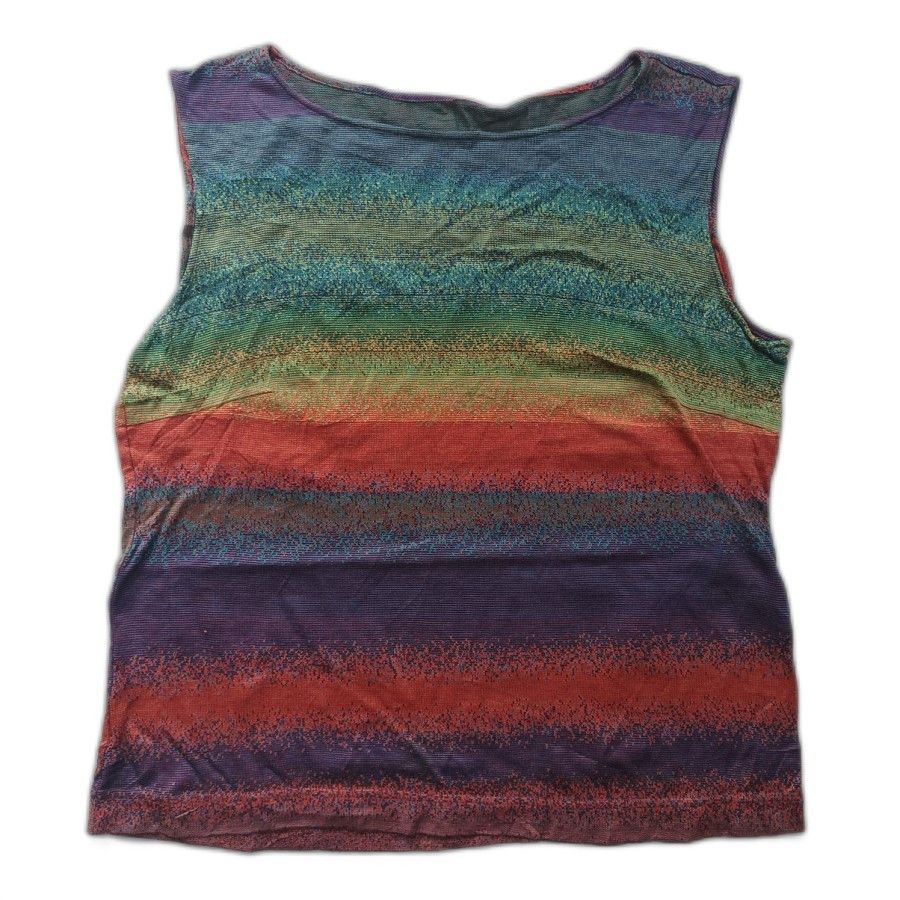Carven Carven Paris multicolour knit sleeveless blouse Size M / US 6-8 / IT 42-44 - 1 Thumbnail
