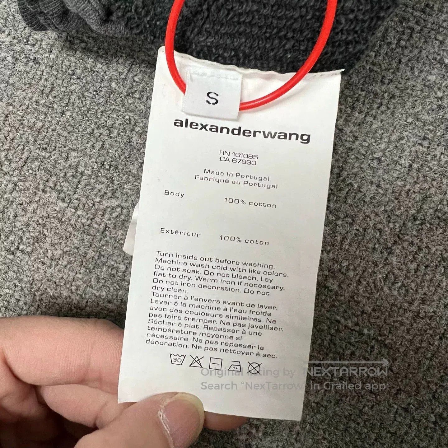 Alexander Wang Alexander Wang Terry Cloth Oversized Cargo Pants. Size 24" / US 00 / IT 34 - 5 Thumbnail