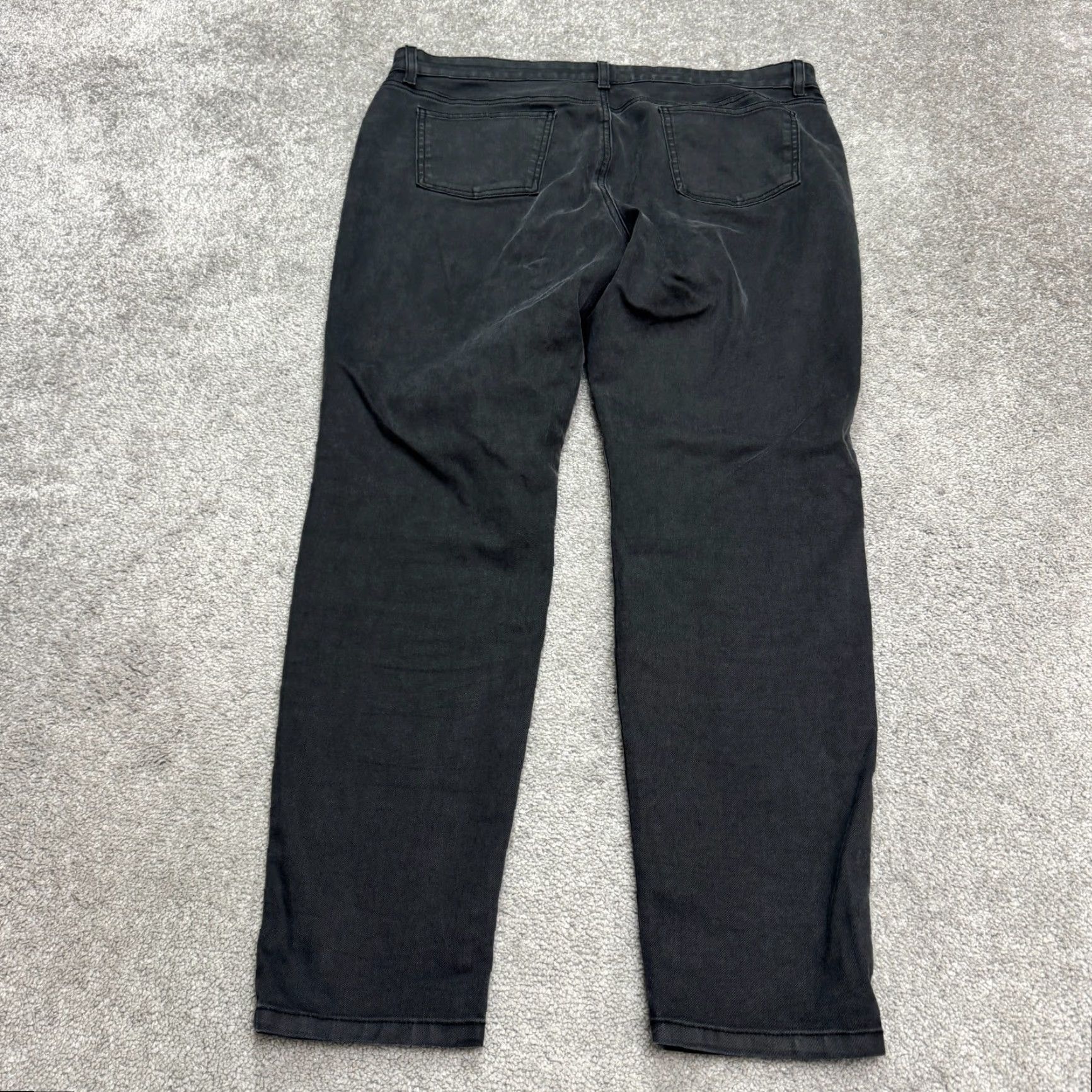 Eileen Fisher Eileen Fisher Washed Organic Cotton Skinny Denim Jeans Womens 16 Black Stretch Denim Jeans 16 Women City Outdoor Size 38" / US 16 / IT 52 - 2 Thumbnail