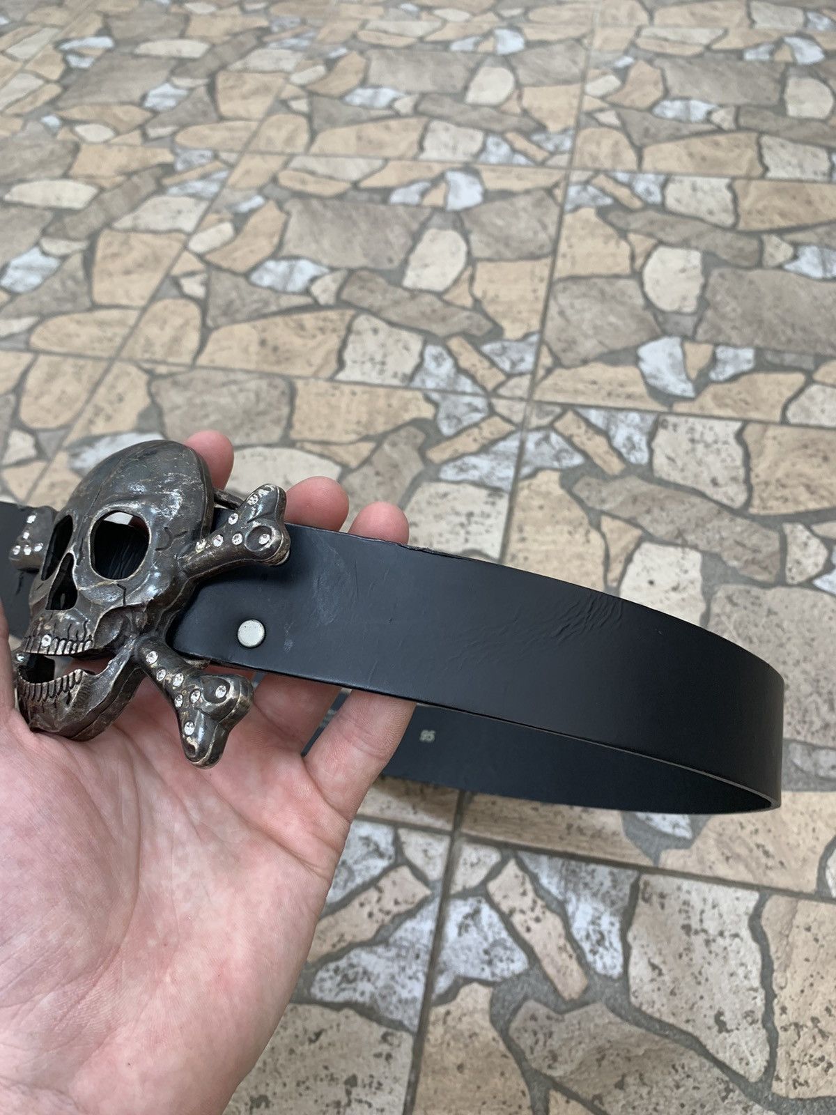 Other Y2K Skull Belt Size ONE SIZE - 7 Thumbnail