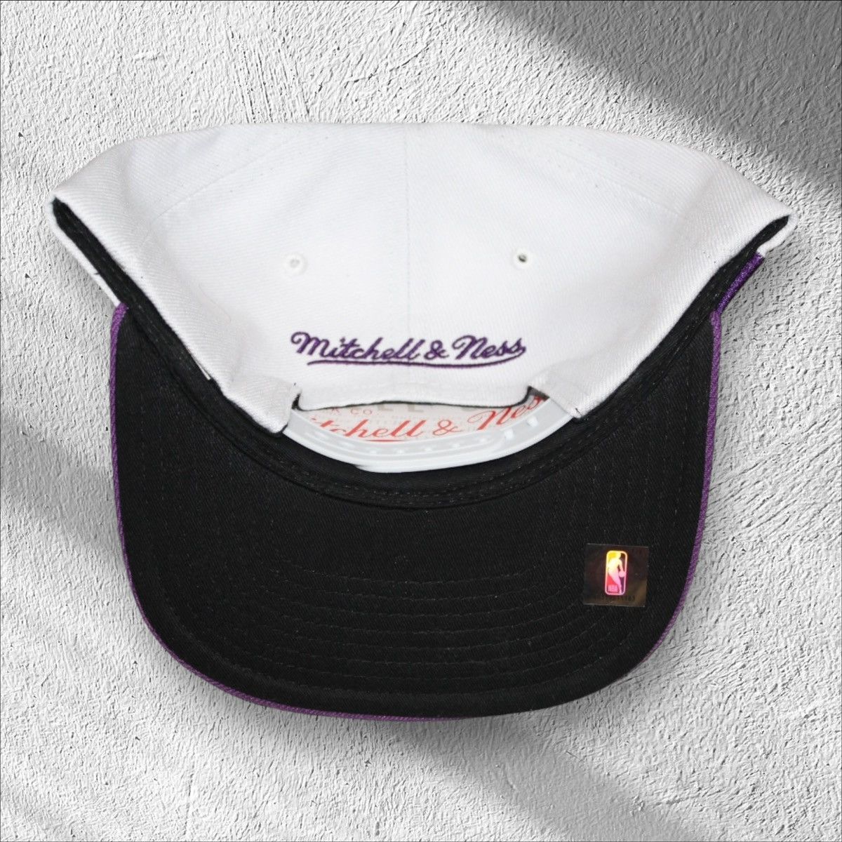 Mitchell & Ness Los Angeles Lakers Sharktooth Retro Snapback Hat M&N Size ONE SIZE - 2 Thumbnail