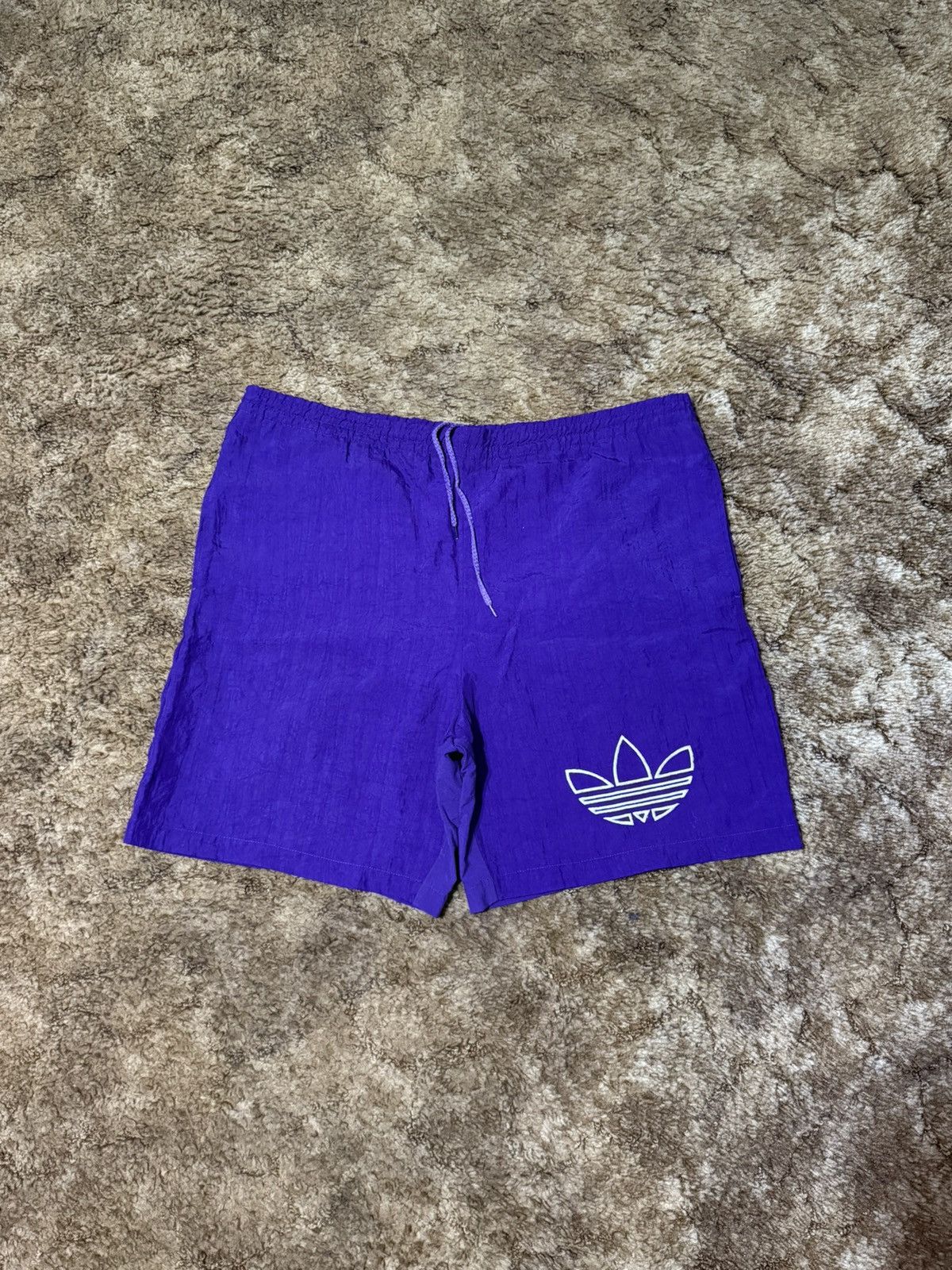 Adidas Vintage 80s Adidas Shorts Purple Medium Size US 38 / EU 54 - 3 Thumbnail