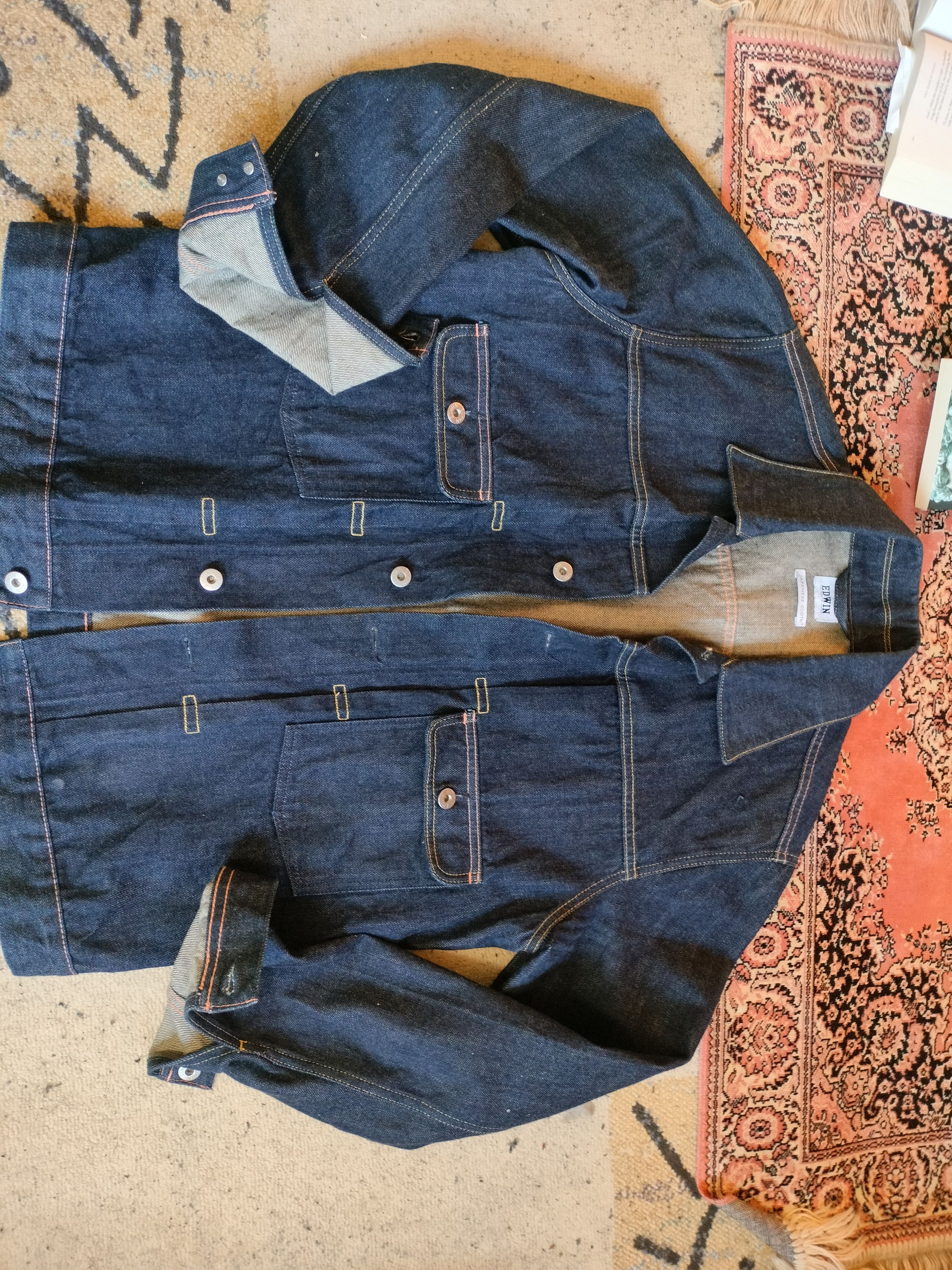 Edwin Edwin selvedge, indigo dyed E classic type 2 jacket | Grailed