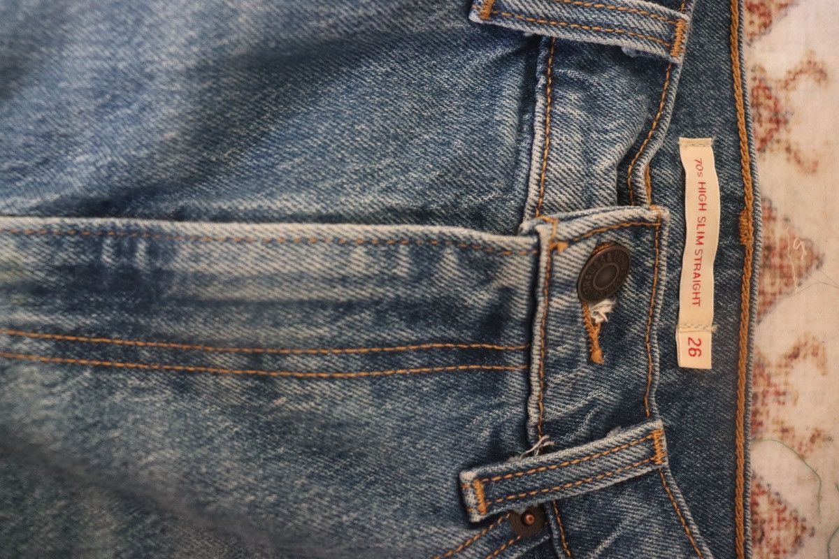 Levi's Levi’s 70’s High Slim Straight Jeans Size 26" / US 2 / IT 38 - 4 Thumbnail