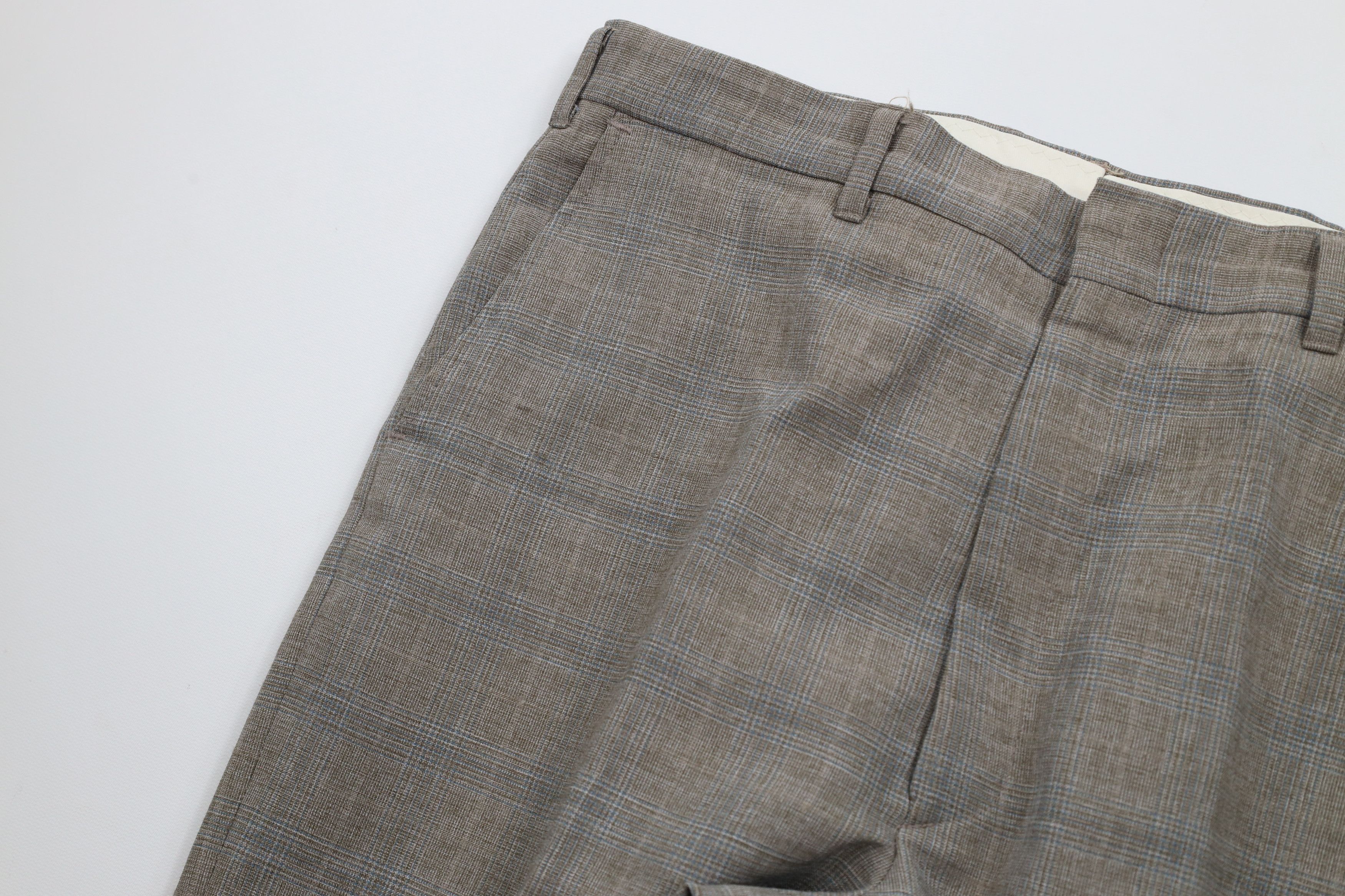 Vintage Vintage 70s Streetwear Bell Bottoms Chino Pants Plaid USA Size US 32 / EU 48 - 5 Thumbnail