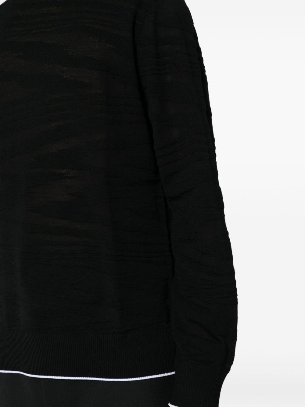 Missoni o1y0225 Turtleneck Sweatshirt in Black Size US M / EU 48-50 / 2 - 2 Thumbnail