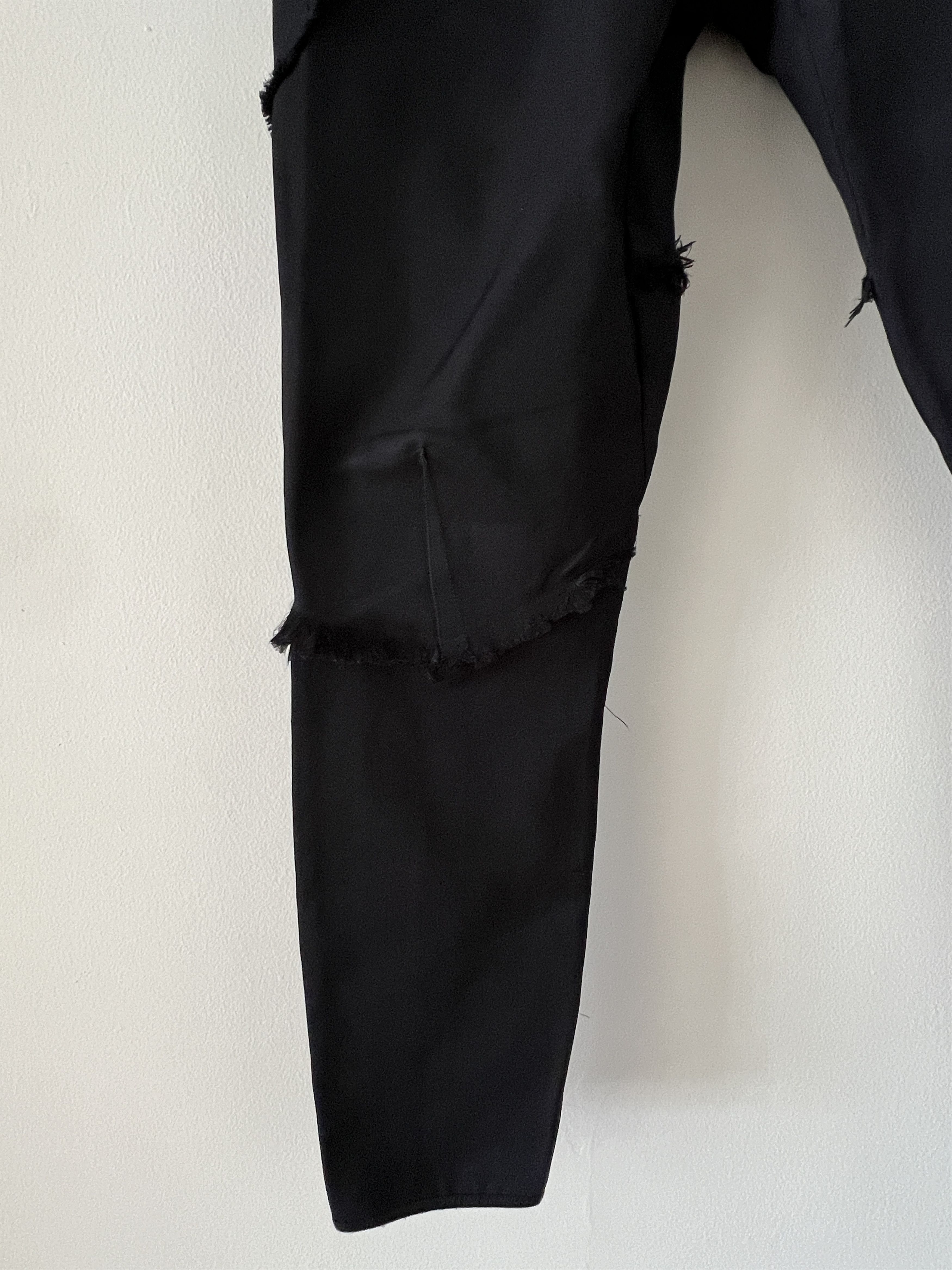 Lanvin Lanvin Silk Runway Spring 2011 Silk Black Trousers Pant Size US 30 / EU 46 - 4 Thumbnail