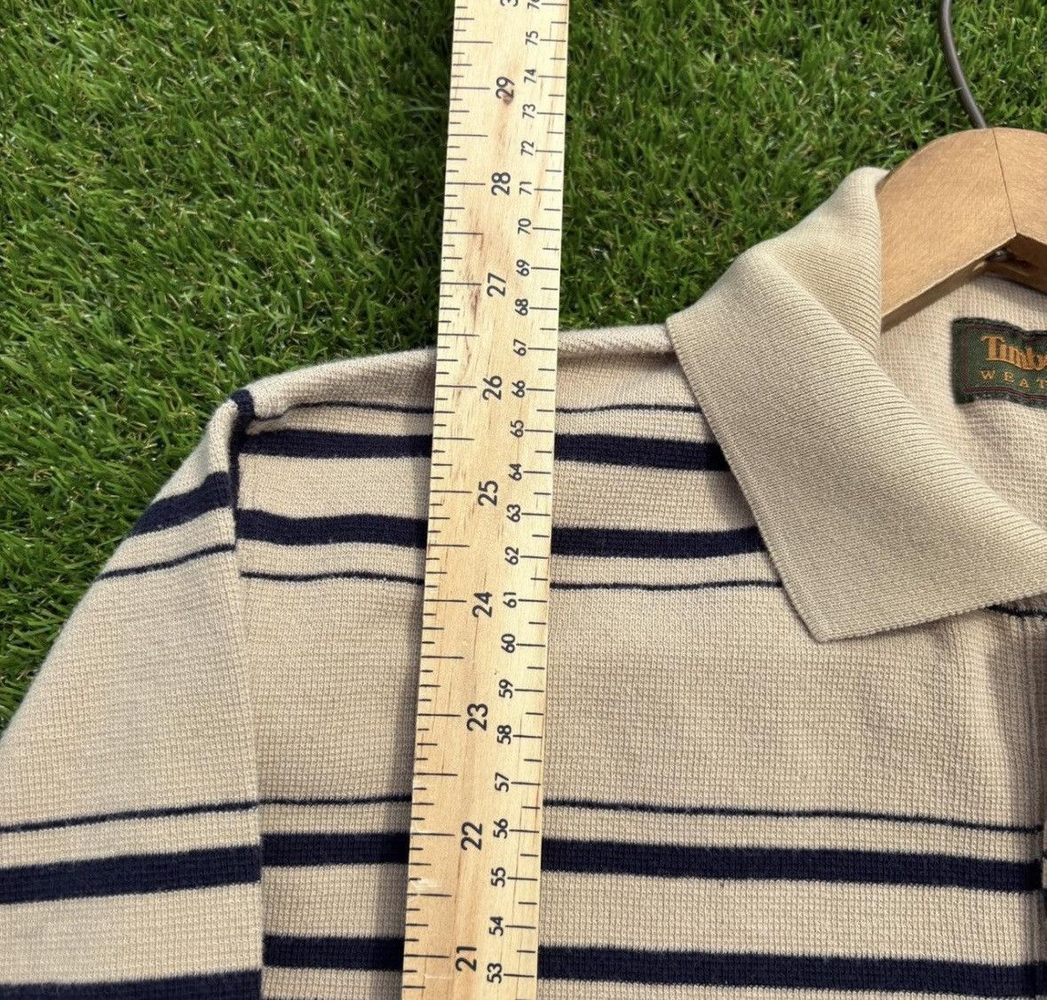 Other × Timberland × Vintage timberland polo beige brown stripes Size US M / EU 48-50 / 2 - 6 Thumbnail