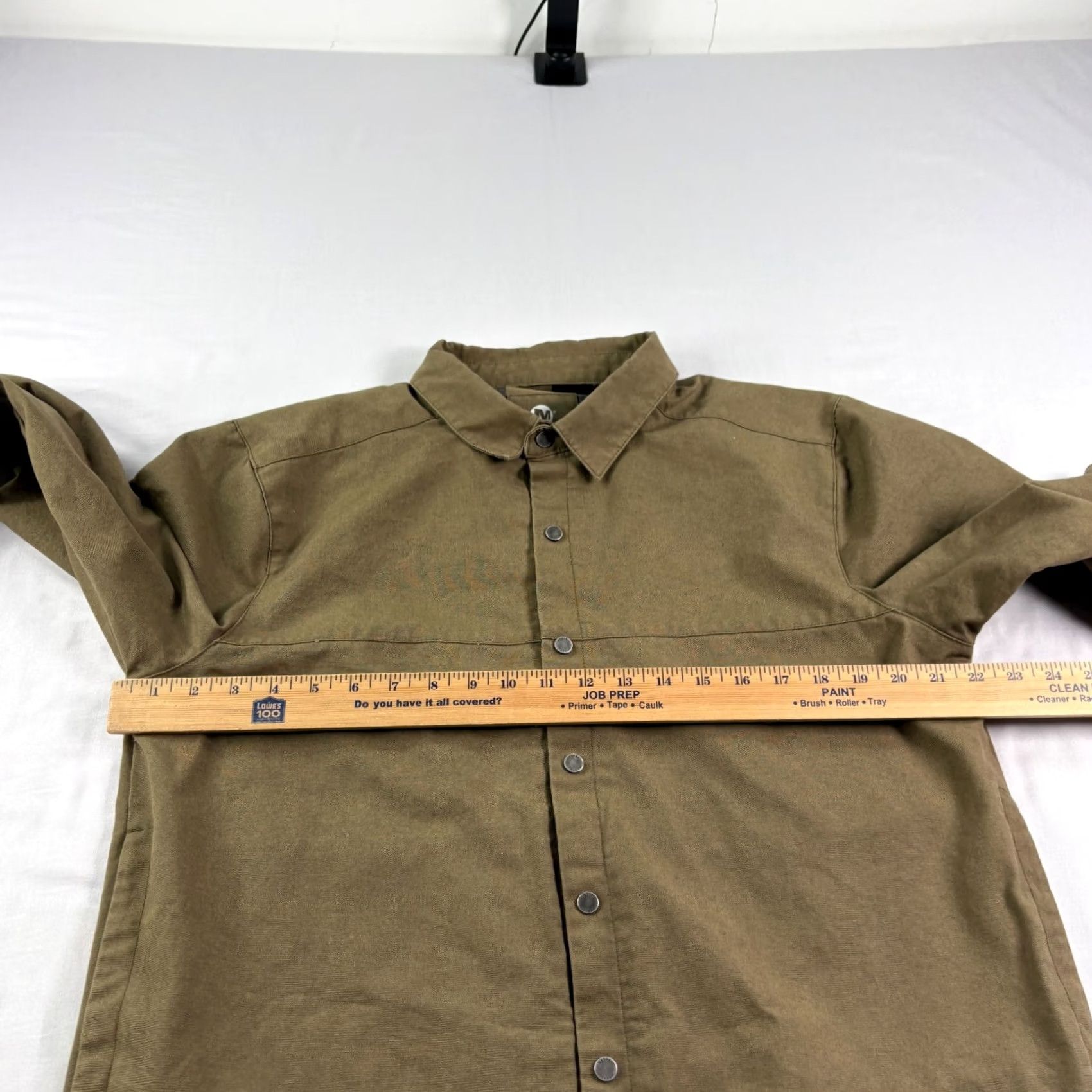 Merrell Merrell Jacket Mens Medium Brown Snap Up Overshirt Collared Plaid Lined Coat Size US M / EU 48-50 / 2 - 7 Thumbnail