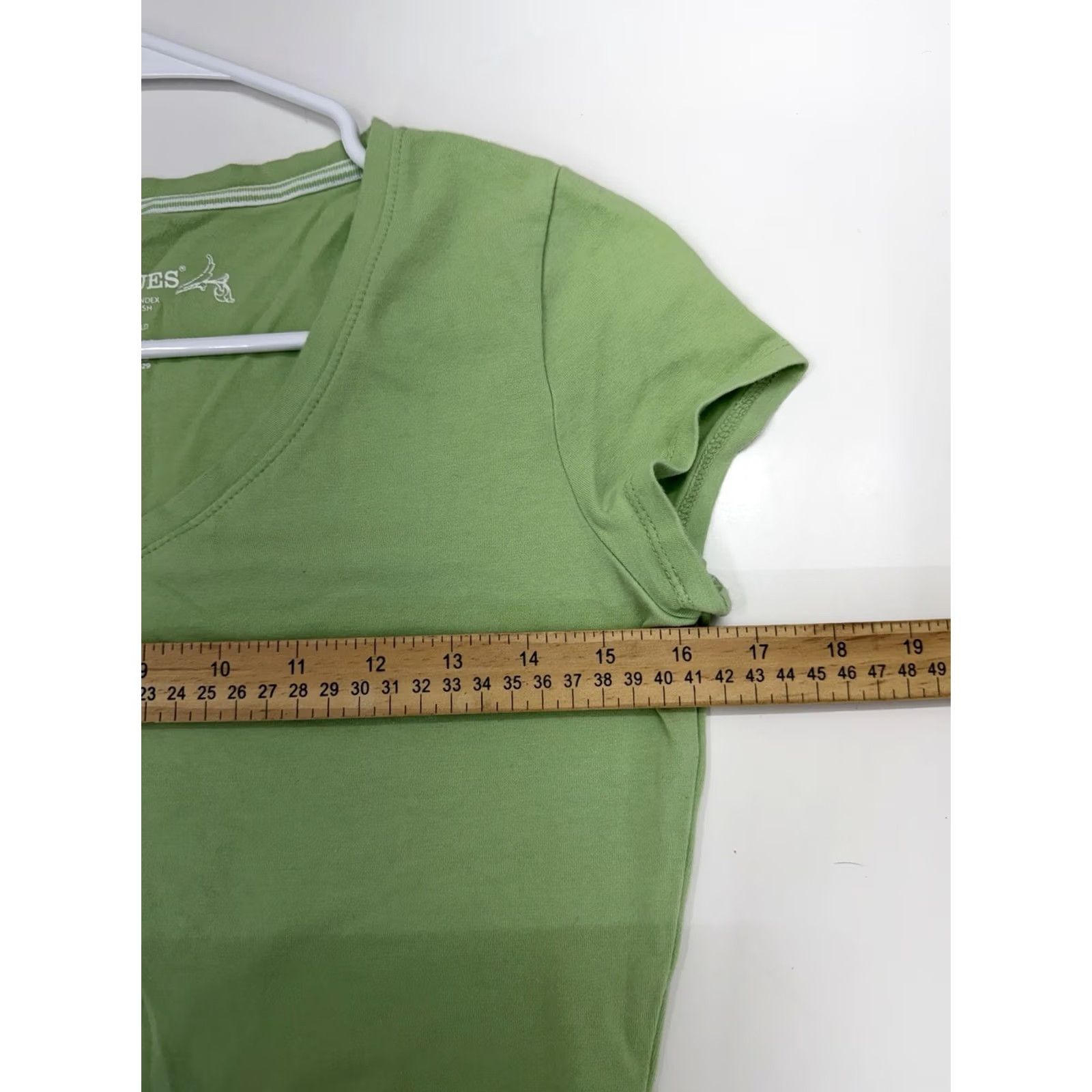Vintage L.A Blues Womens Shirt Size Small Green Short Sleeve V-Neck 2000s Y2K Shirt Womens Small Green Short Sleeve V-Neck 2000s Y2K Size S / US 4 / IT 40 - 5 Thumbnail