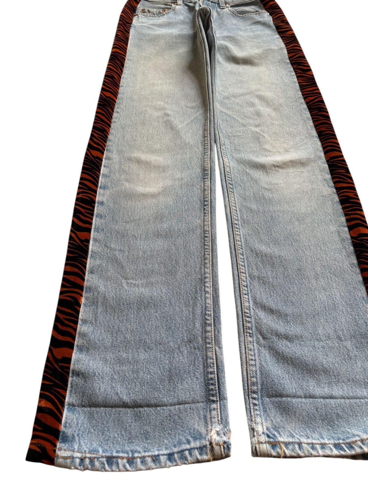 Levi's Vintage 90s Levis 501 Mud Wash Custom Distressed Loose Jeans Size US 29 - 6 Thumbnail