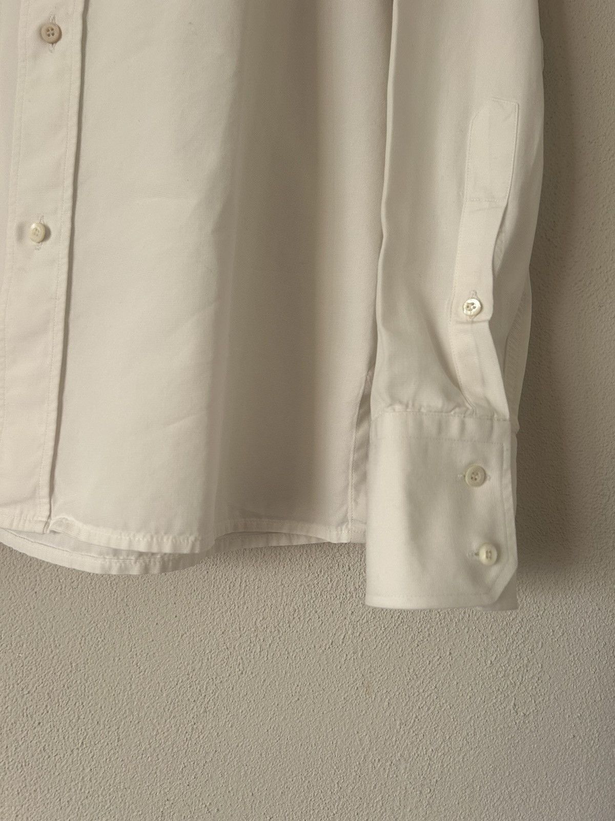 Gucci Gucci Classic White Cotton Shirt - Size 41 (16 1/4) Size US L / EU 52-54 / 3 - 10 Thumbnail