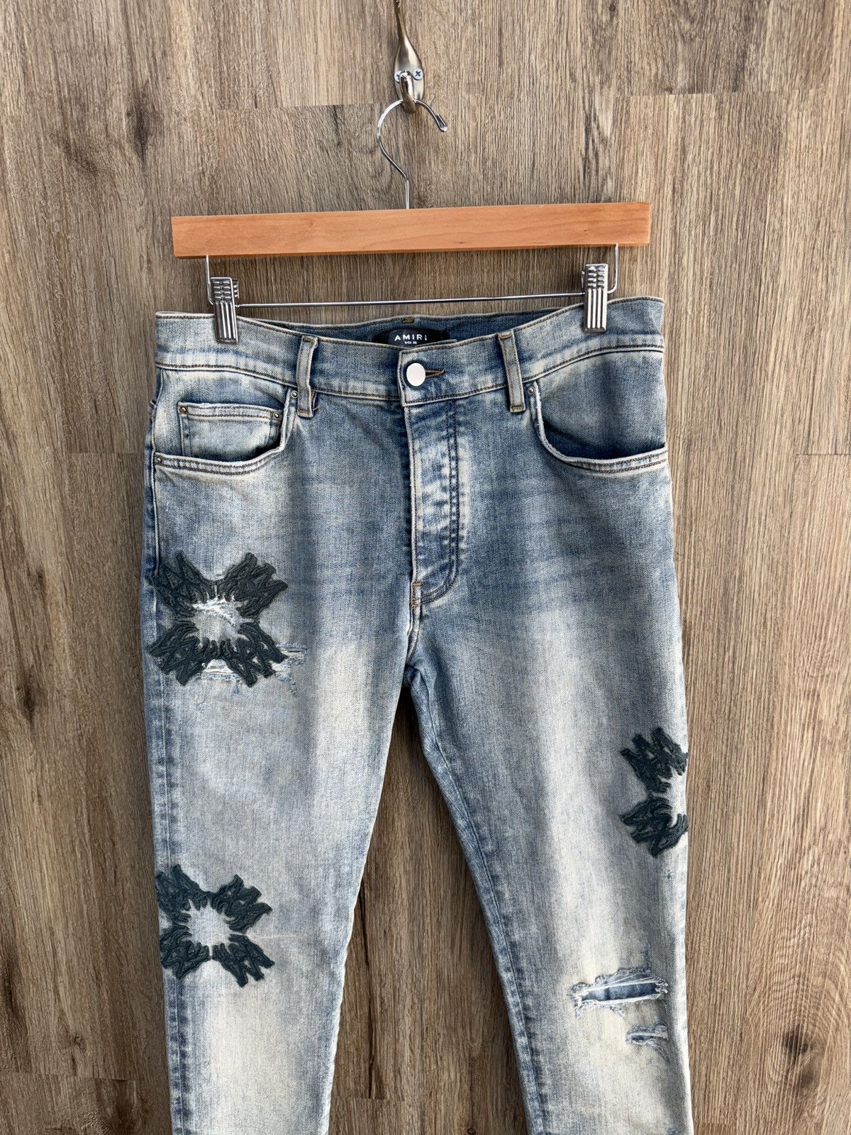 Amiri Amiri Blue denim Jeans Size US 32 / EU 48 - 2 Thumbnail