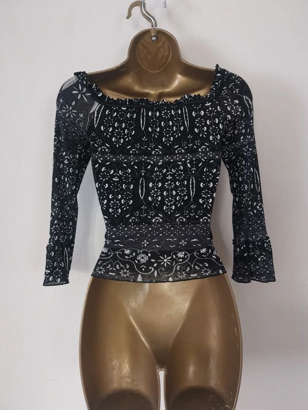 Vintage Vintage scoop neck top Size S / US 4 / IT 40 - 4 Thumbnail