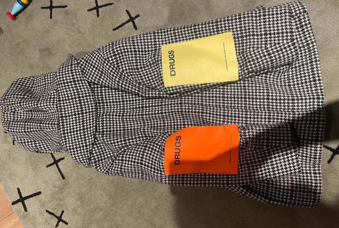 Raf Simons Raf Simons 18FW Black and White Checked Wool Parka Size US M / EU 48-50 / 2 - 5 Thumbnail