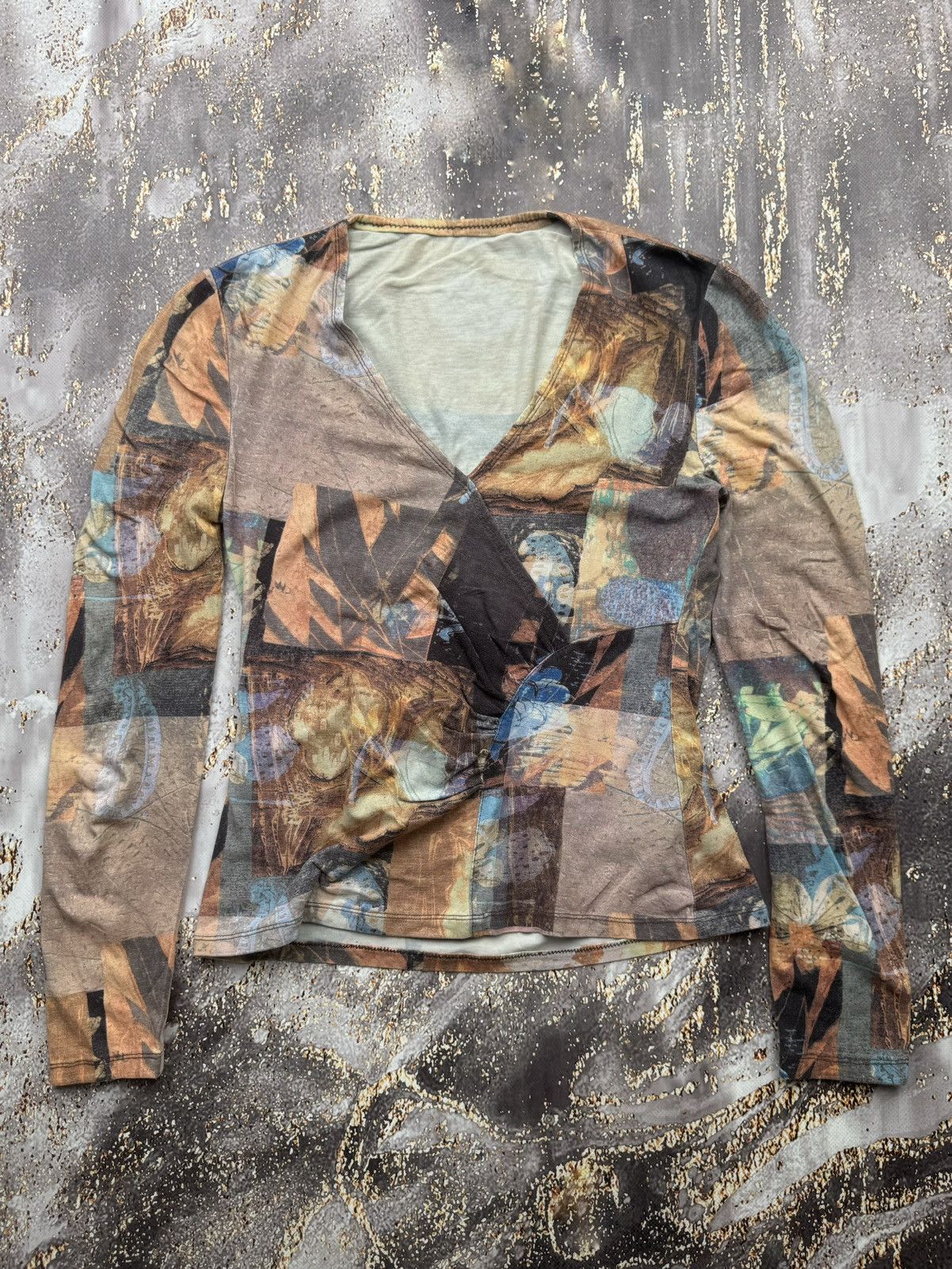 Vintage Vintage Printed Long Sleeve JPG Style Size M / US 6-8 / IT 42-44 - 1 Thumbnail