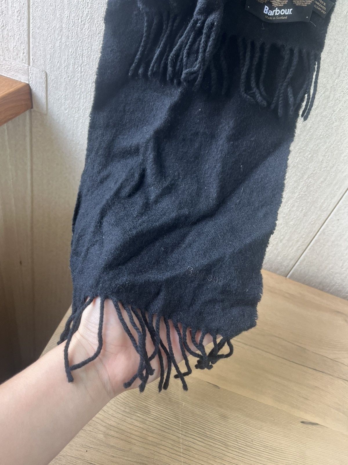 Barbour Vintage Barbour Scarf Wool Size ONE SIZE - 4 Thumbnail