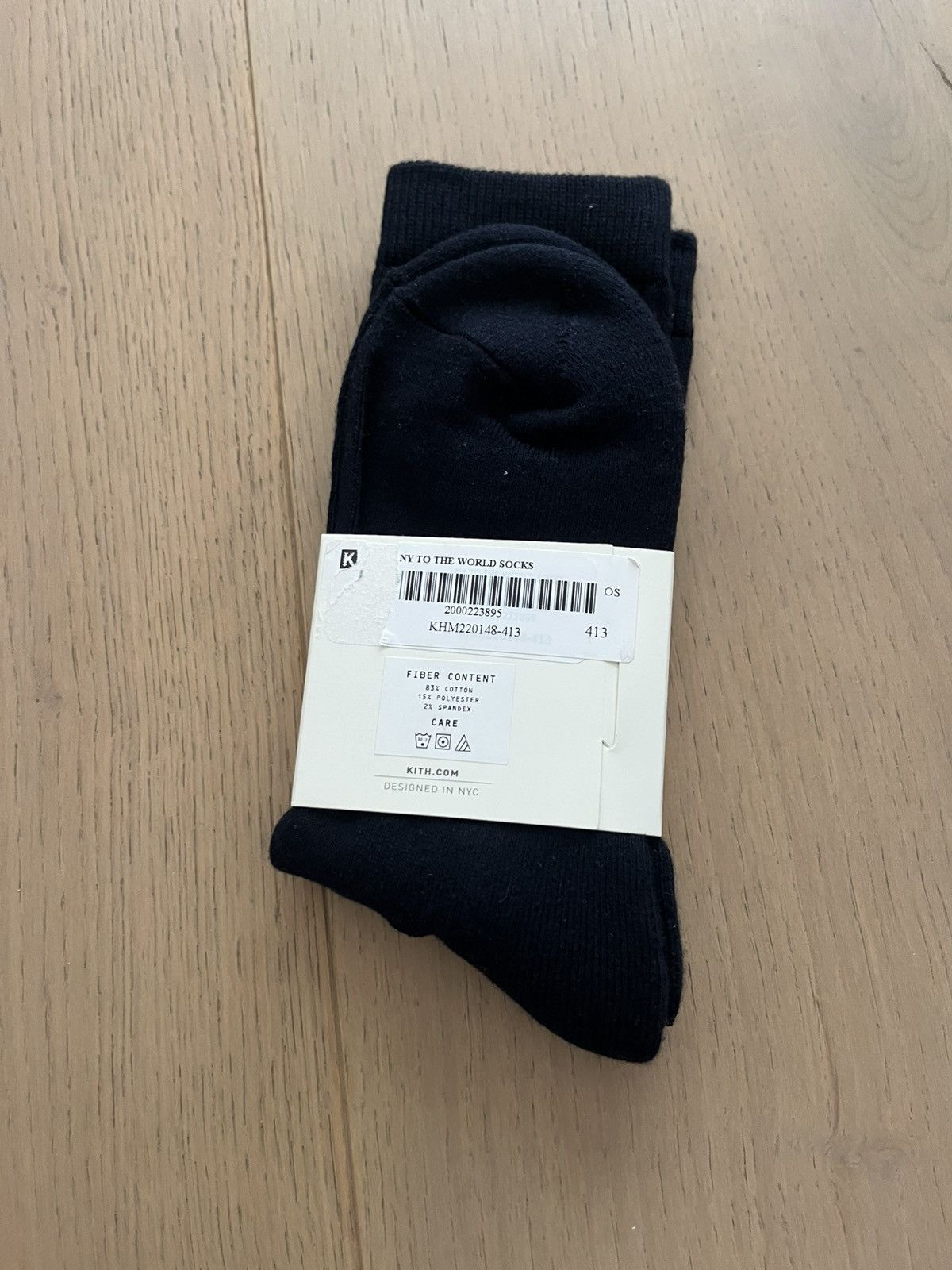 Kith Kith Crest Logo Crew Socks (ONE SIZE) Size ONE SIZE - 3 Thumbnail