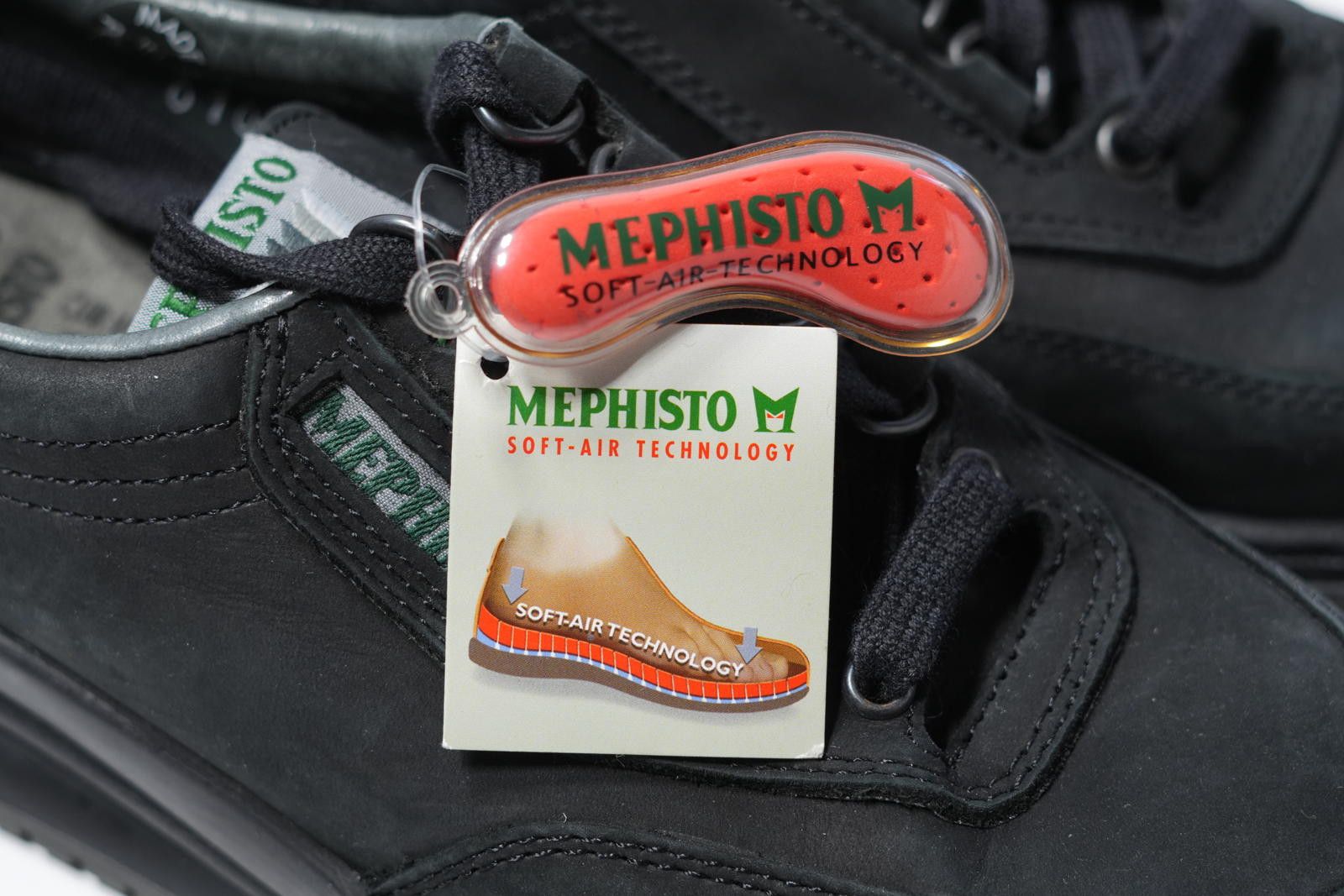 Mephisto Mephisto Sneaker Women's 5.5 Black NEW Leather Walking Size US 5.5 / EU 38 - 2 Thumbnail