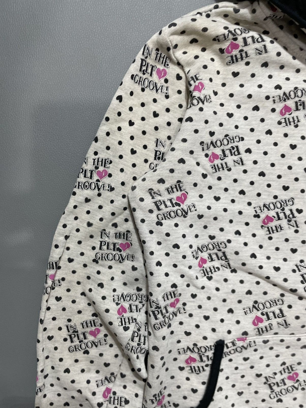 Hysteric Glamour Japanese Pink latte - Poem Love Hoodie Size S / US 4 / IT 40 - 2 Thumbnail