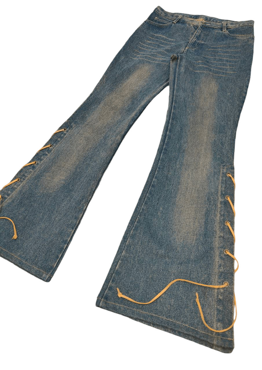 If Six Was Nine Revolt Flare Denim Size US 28 / EU 44 - 2 Thumbnail