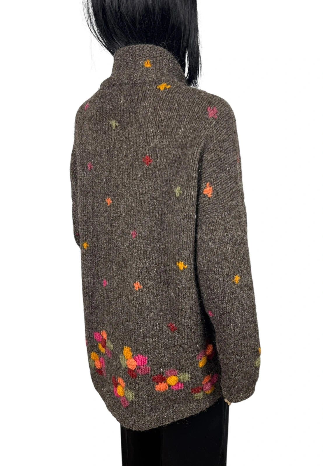 Other Pachamama Handknit Wool Cardigan Embroidered size L Size L / US 10 / IT 46 - 9 Thumbnail