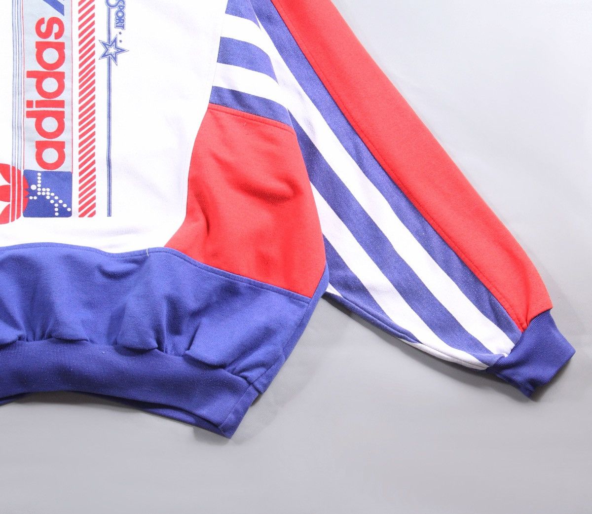 Adidas Adidas Originals 90s Vintage Sweatshirt Sweater Purple L Size US L / EU 52-54 / 3 - 2 Thumbnail