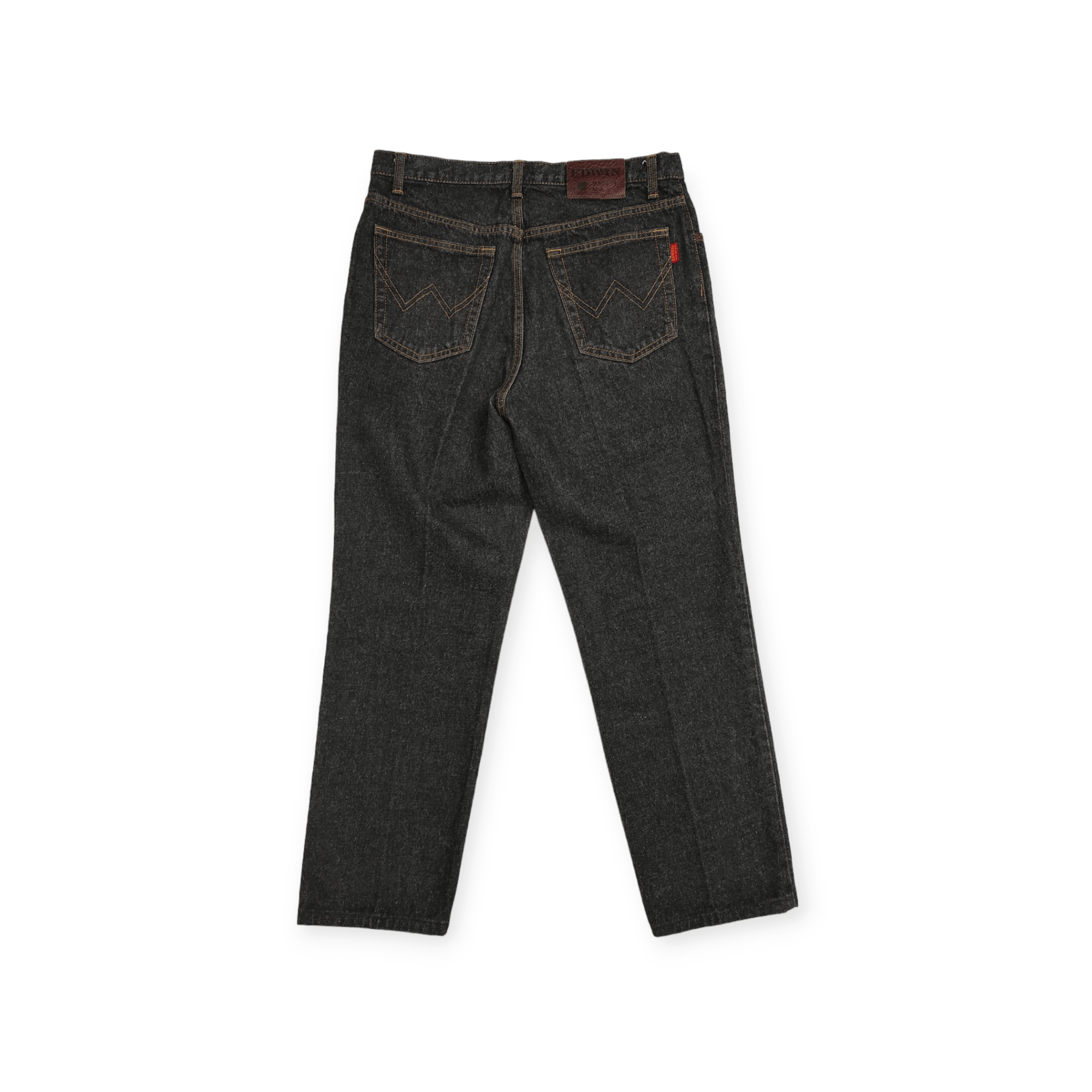 Edwin Vintage Edwin Yarn-dyed Black Denim Made in USA Size US 33 - 2 Thumbnail