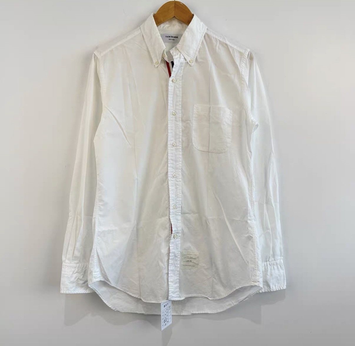 Thom Browne Thom Browne Classic Shirt J42 Size L / US 10 / IT 46 - 1 Thumbnail