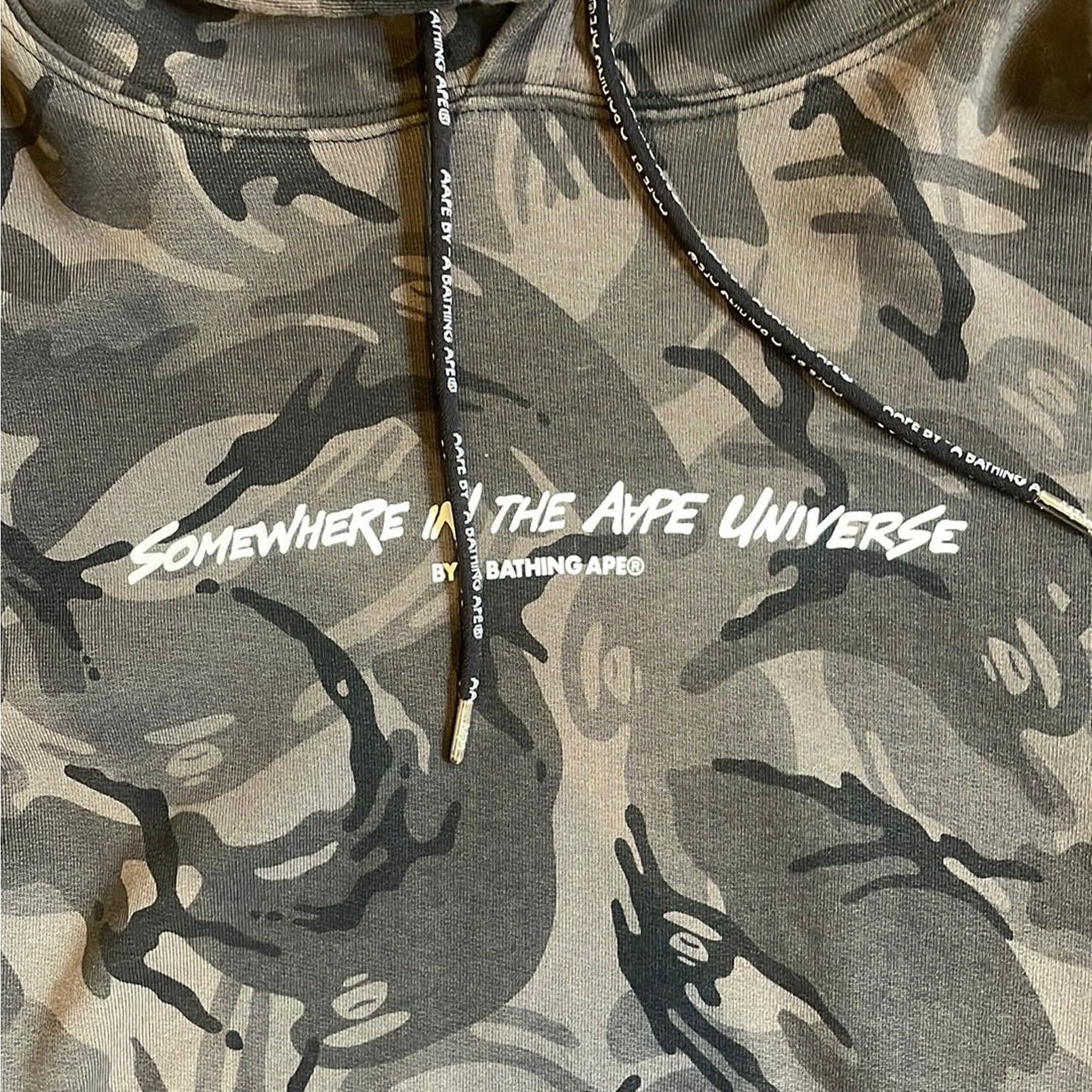 Aape × Bape Bape Somewhere In The Aape Universe Camo Hoodie XXL Size US XXL / EU 58 / 5 - 4 Thumbnail